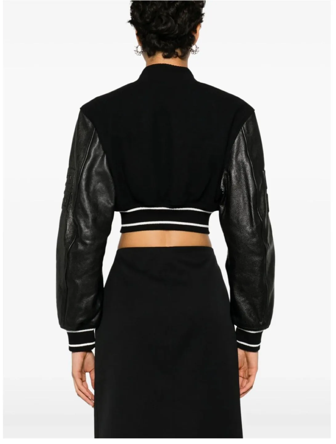 Givenchy Cropped Bomber Jacket - Size 36 FR image indicator(2)