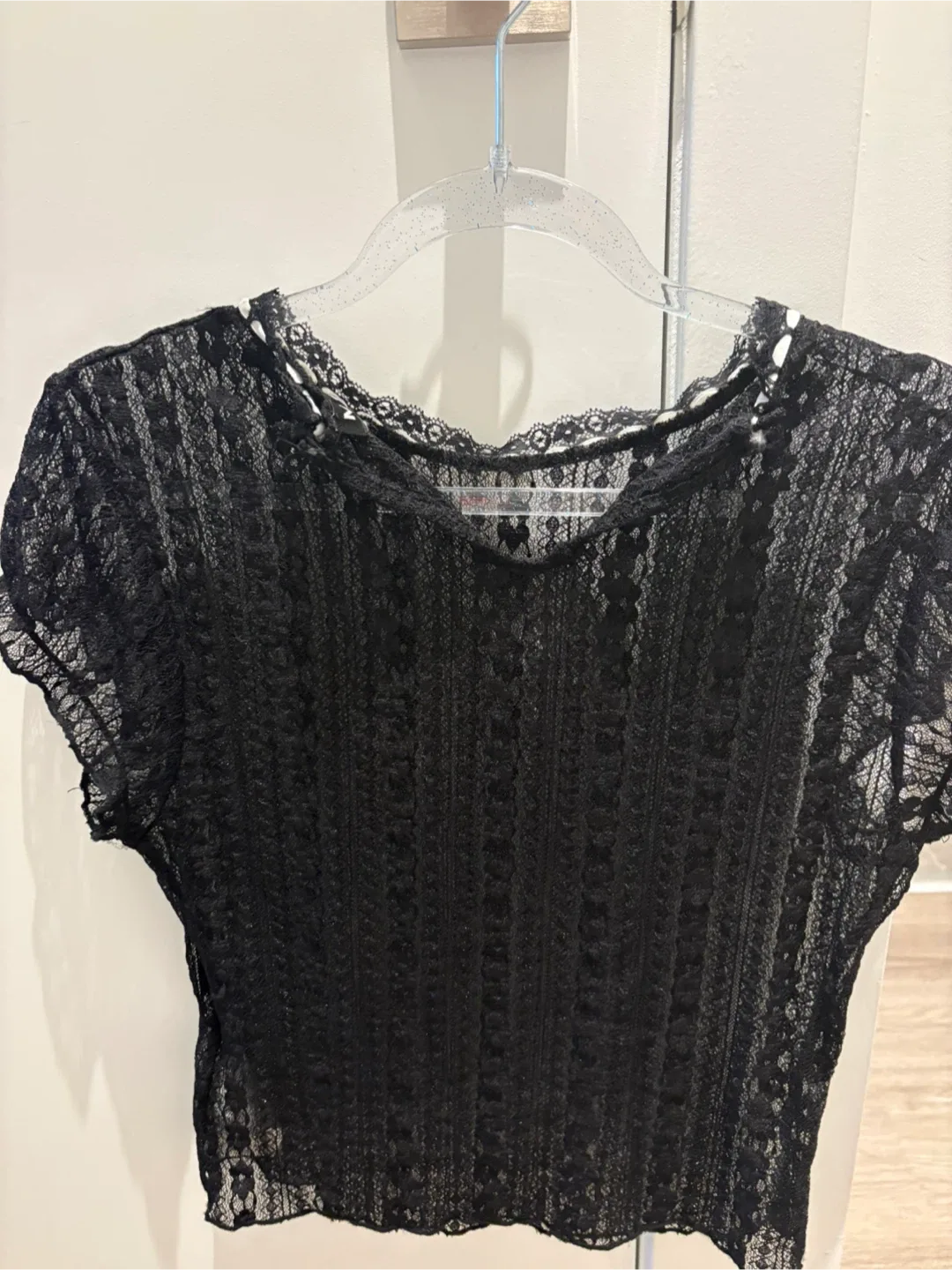 Motel Black Lace Top - Size Small image indicator(3)