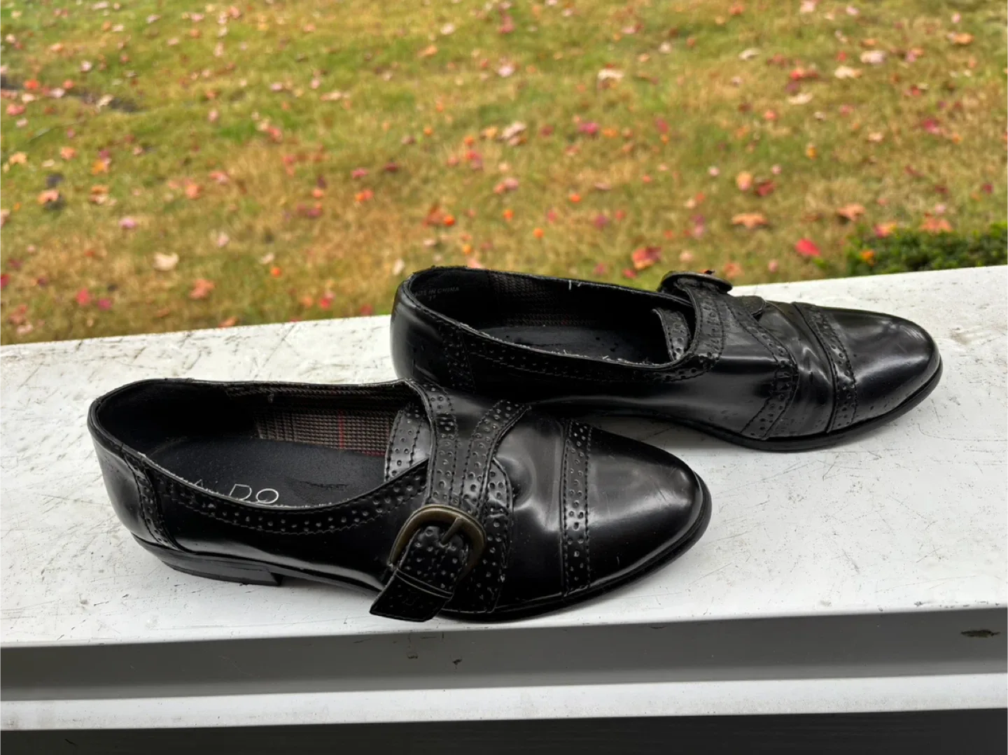 ALDO Black Leather Flats - Size 37 image indicator(4)