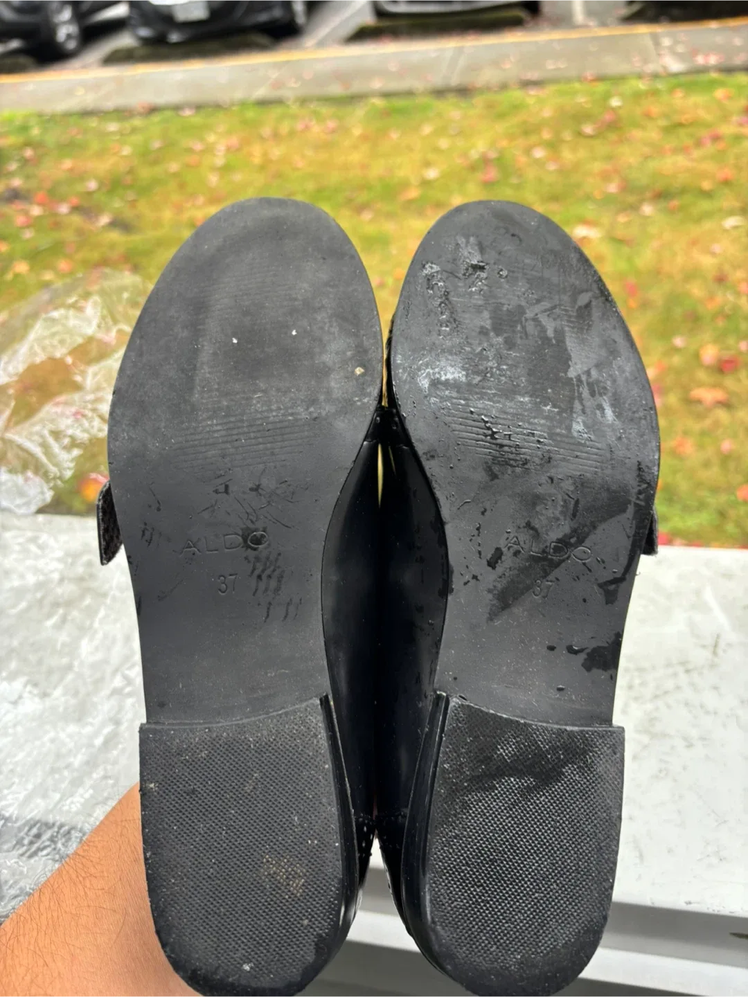 ALDO Black Leather Flats - Size 37 image indicator(3)