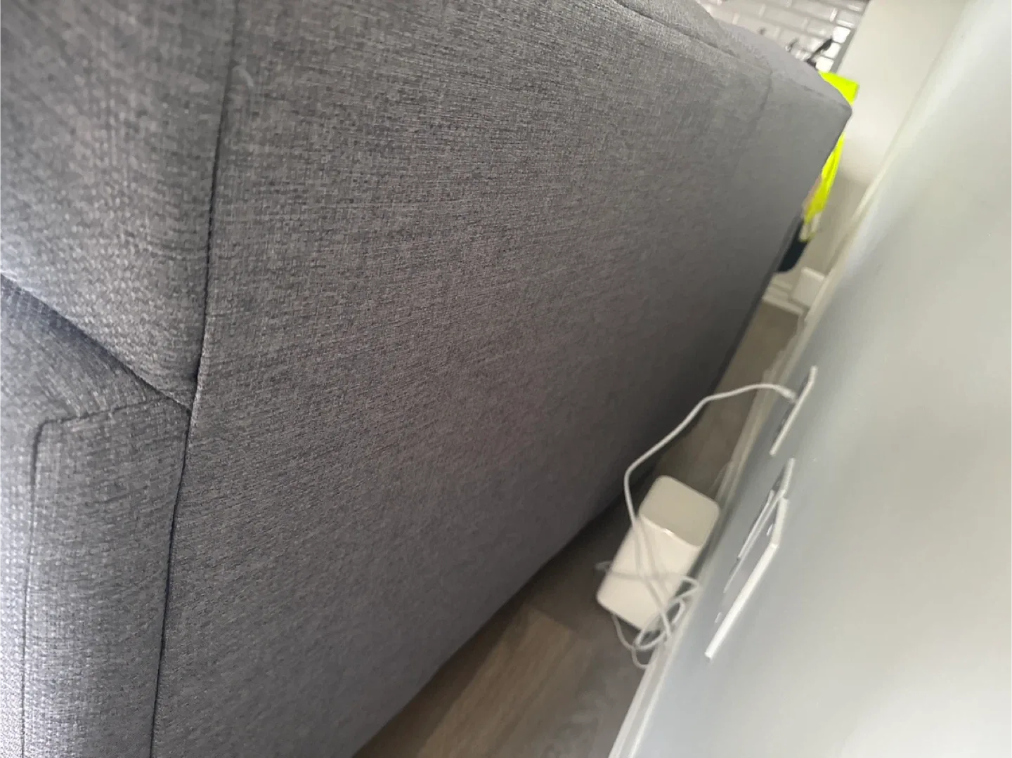 Grey Loveseat Sofa - Great Condition! image indicator(5)