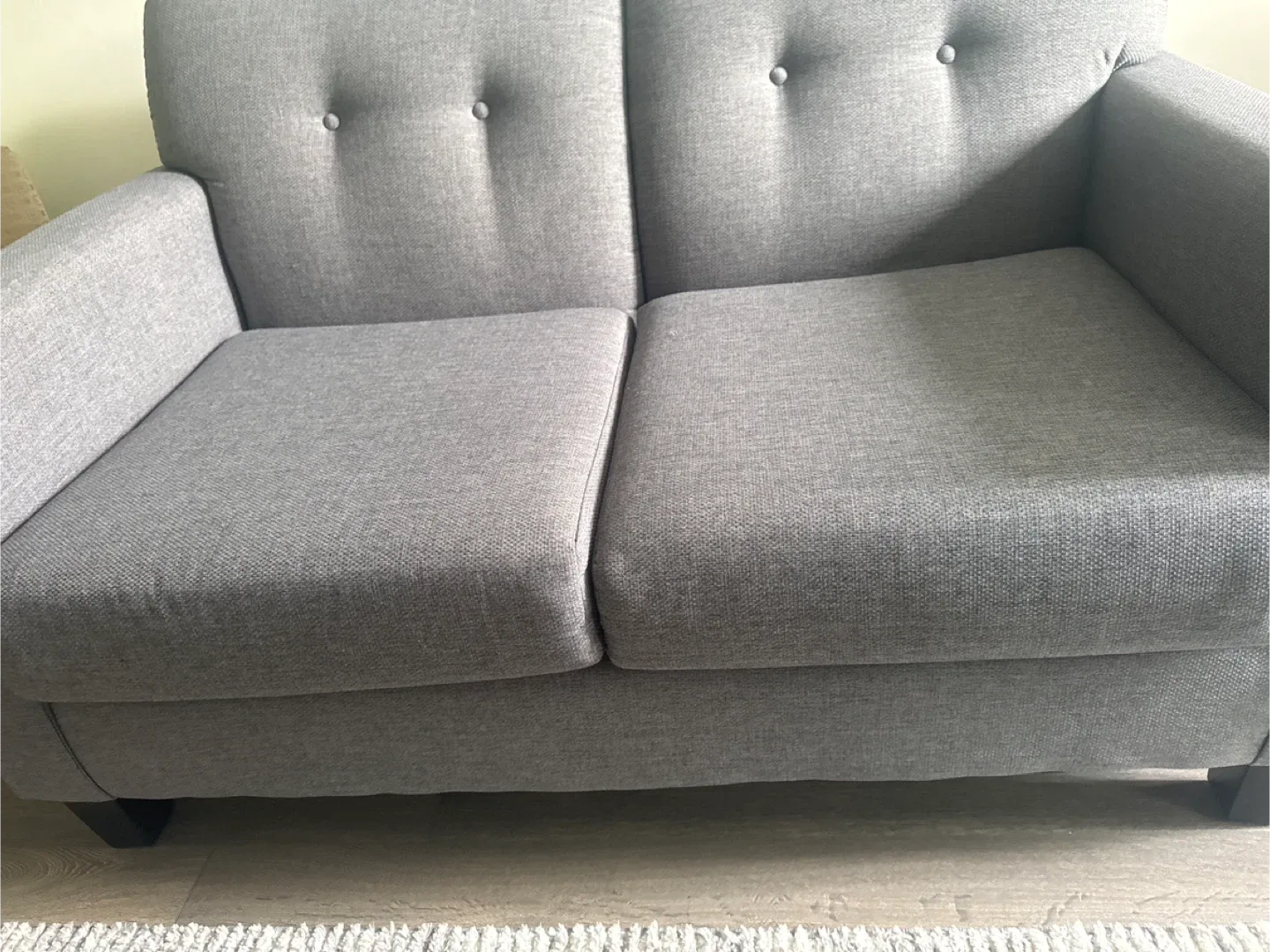 Grey Loveseat Sofa - Great Condition! image indicator(2)