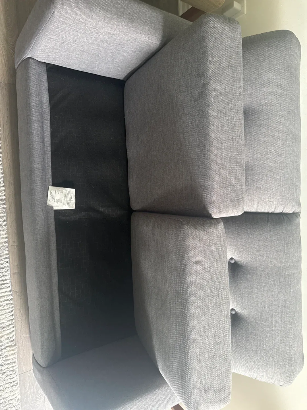 Grey Loveseat Sofa - Great Condition! image indicator(6)