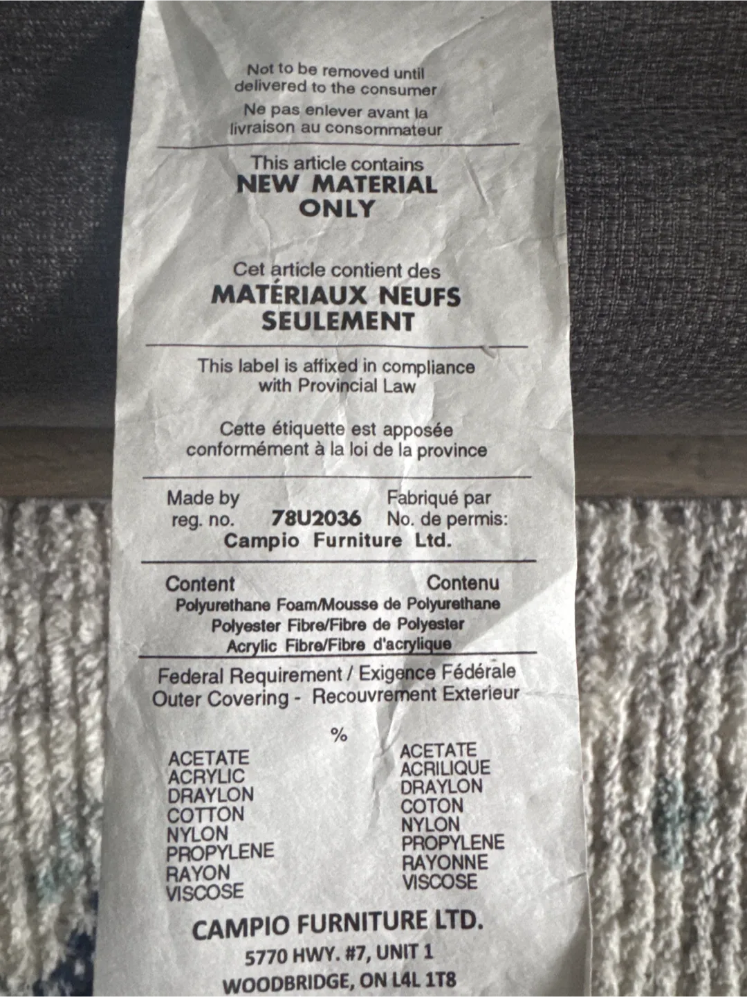 Grey Loveseat Sofa - Great Condition! image indicator(7)