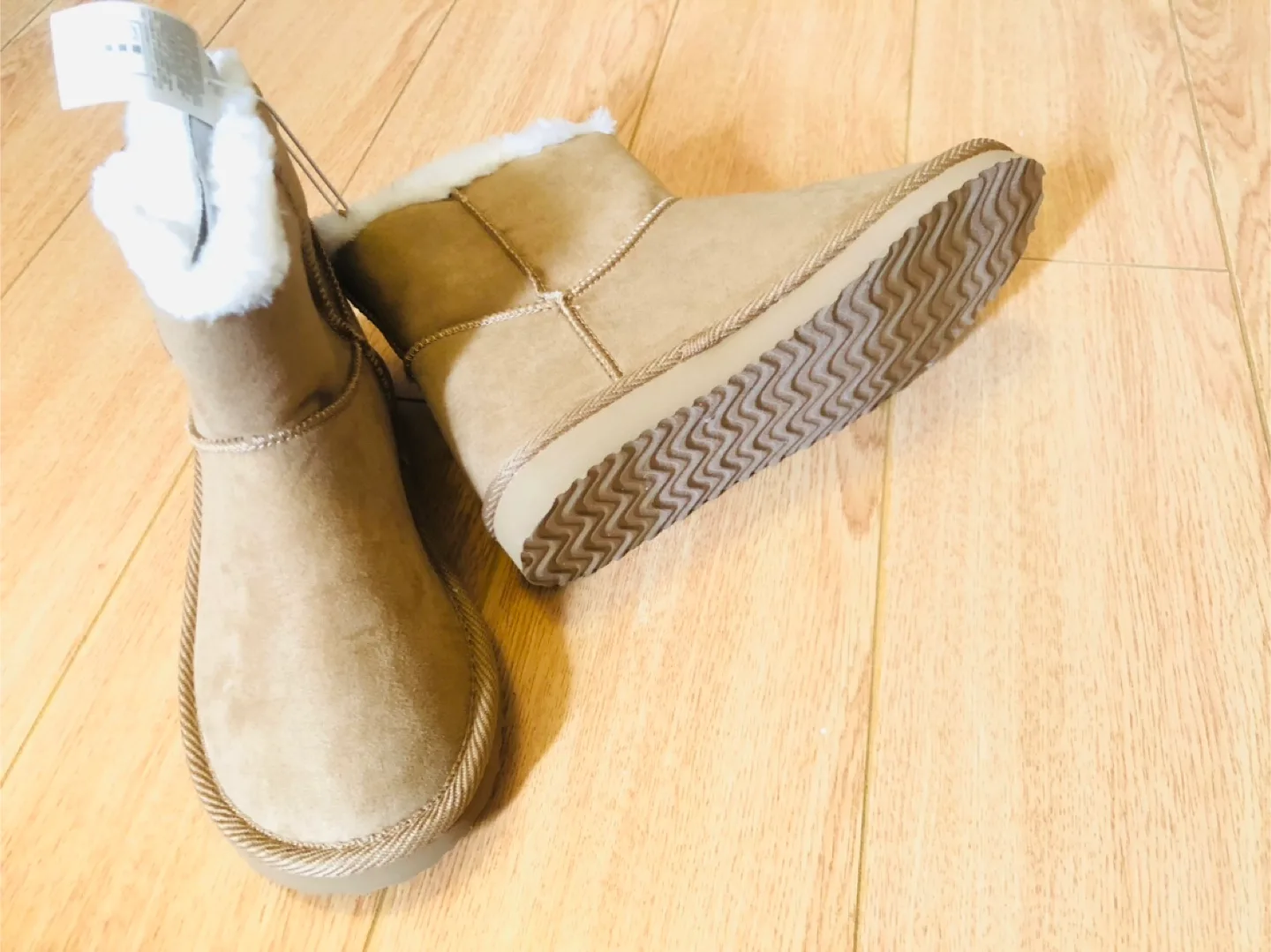 BrandNew Tan kids Winter Boots - kids12 image indicator(2)