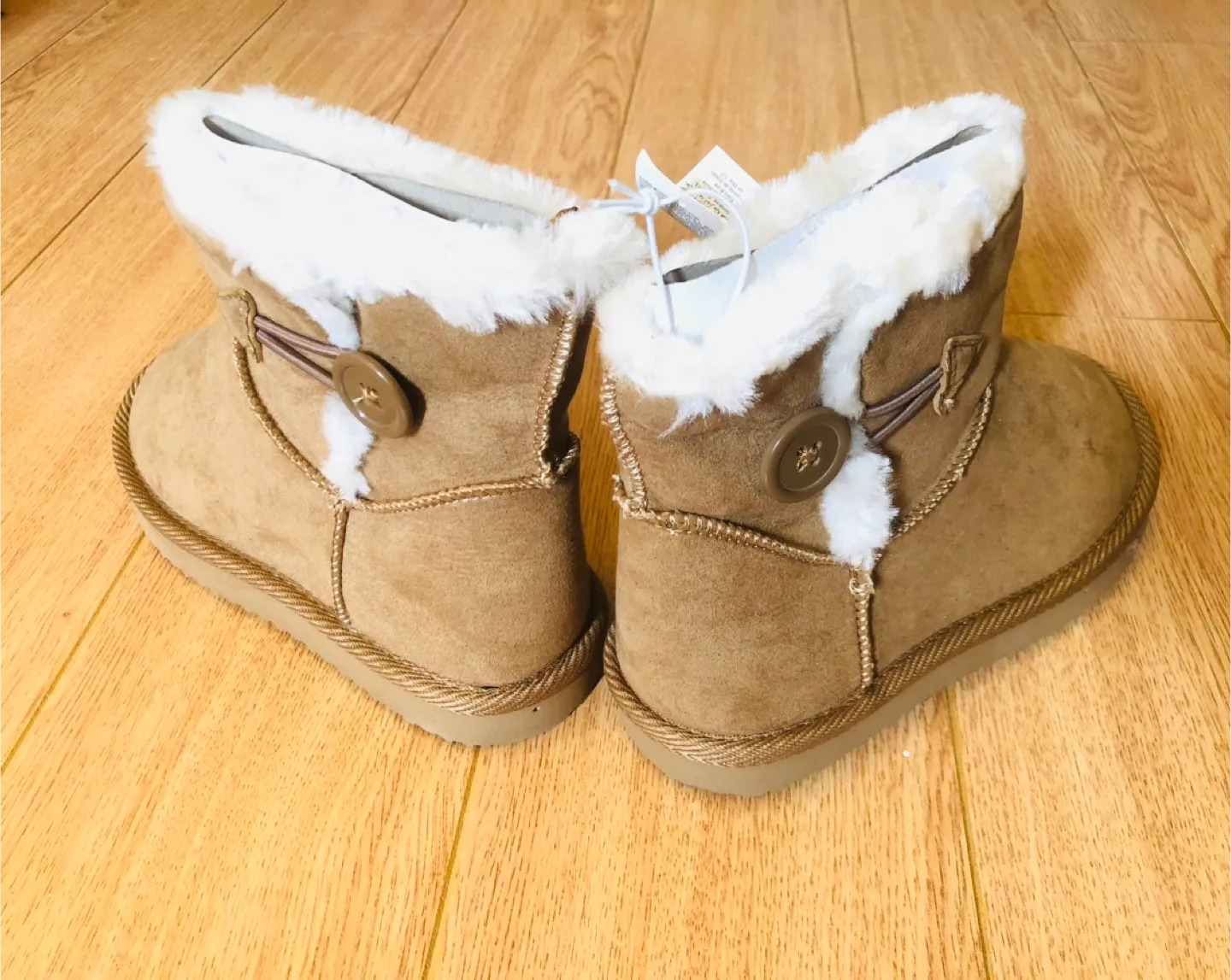 BrandNew Tan kids Winter Boots - kids12 image indicator(3)