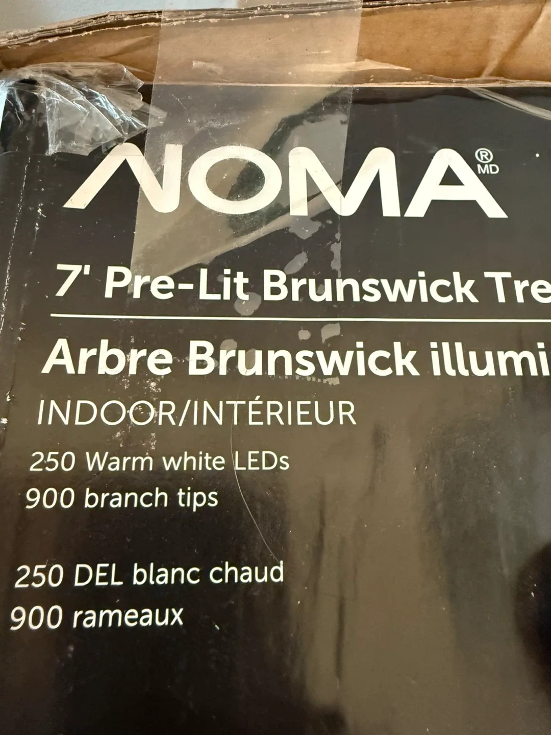NOMA 7' Pre-Lit Brunswick Tree - New in Box! image indicator(3)