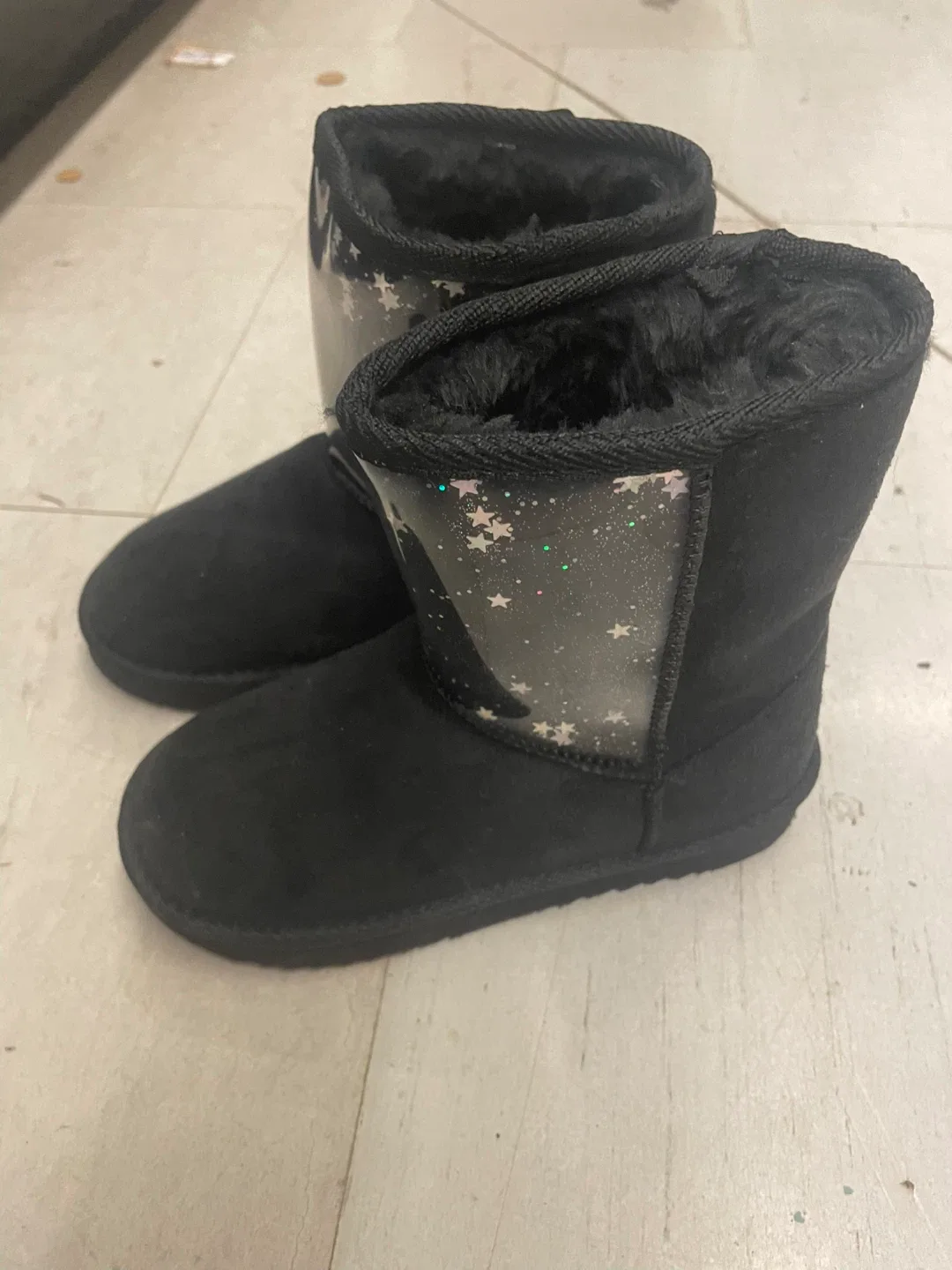 Black sparkly Winter Boots - Size 13 image indicator(3)