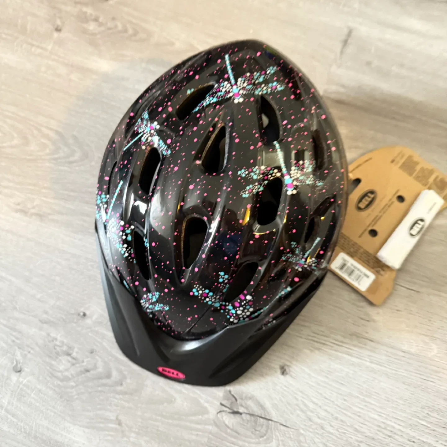 Bell Sidetrack II Youth Bike Helmet - Black/Multi-colour