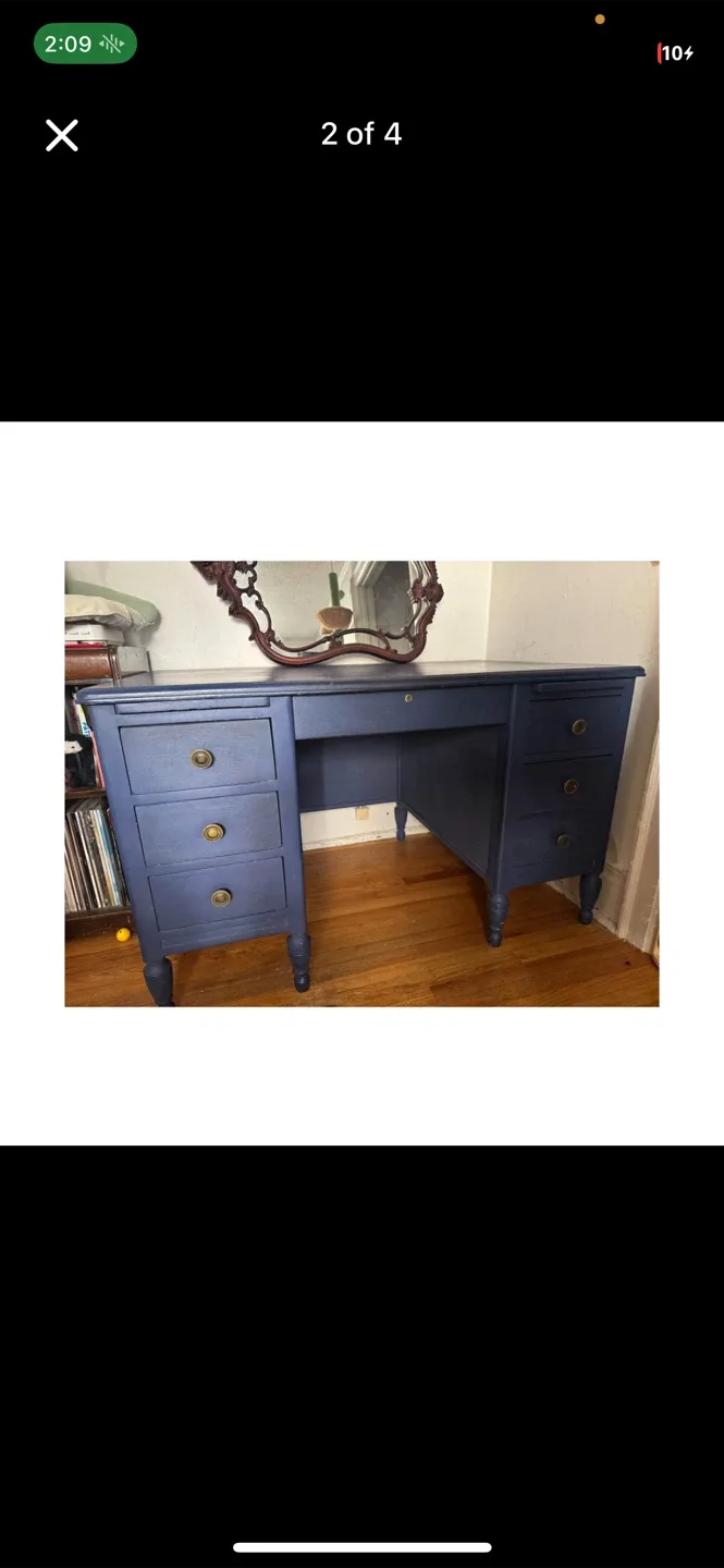1920's Vintage Bankers Desk thumbnail