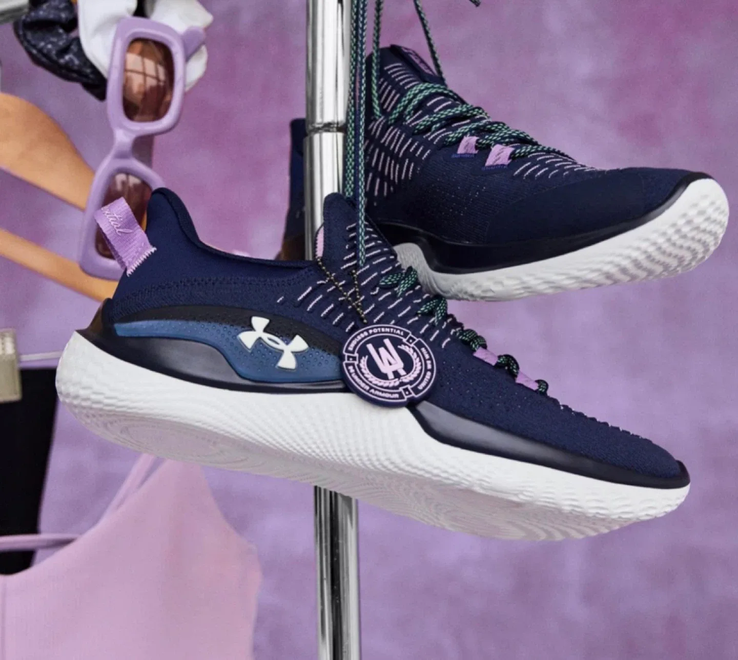 Fitness shoes Under Armour UA Flow Dynamic INTLKNT IWD-BLU image indicator(4)