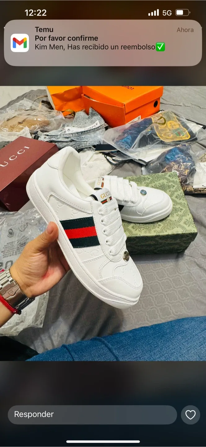 Gucci White Sneakers thumbnail