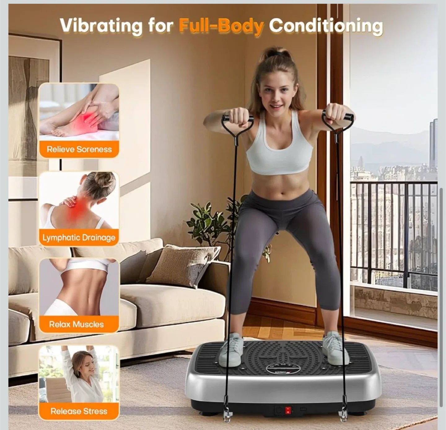 Vibrating Machine for Full-Body Conditioning image indicator(4)