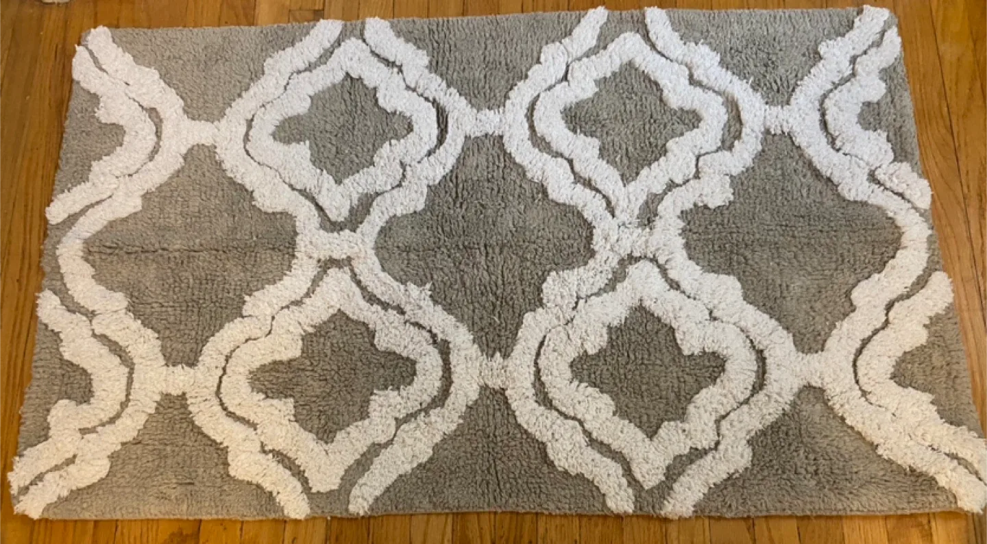 New Cotton Bath Mat Bath Rug 24”x40” image indicator(5)