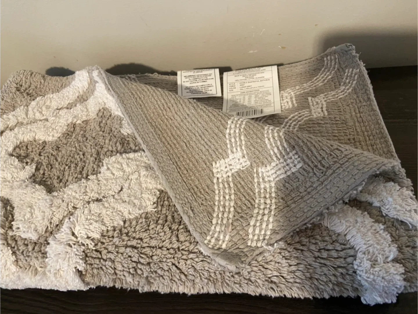 New Cotton Bath Mat Bath Rug 24”x40” image indicator(6)