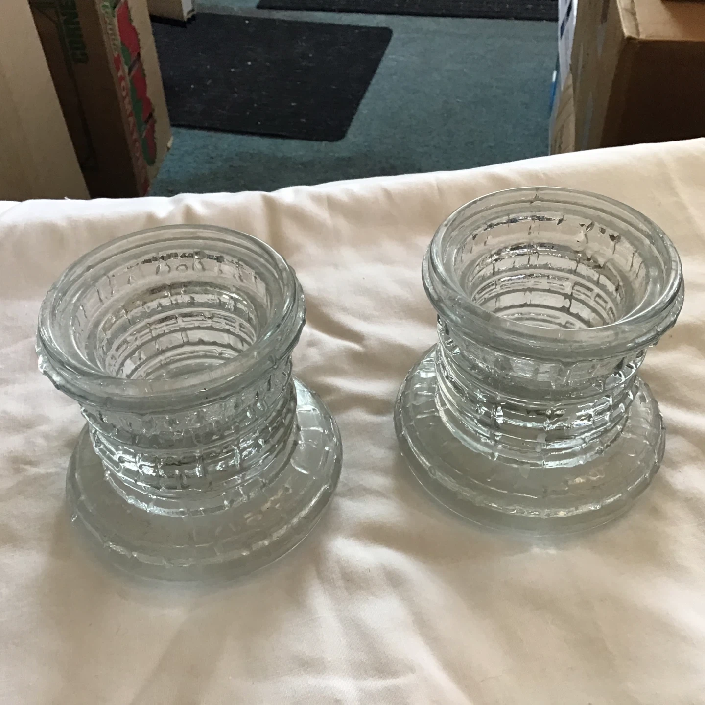Crystal Candle Holders (Set of 2)