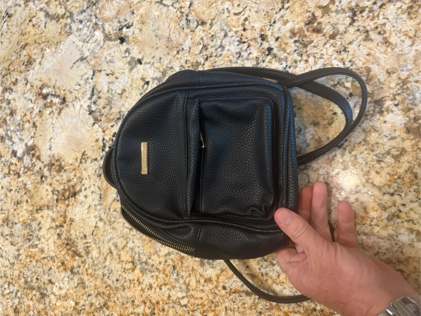 Danielle Nicole Black Mini Backpack