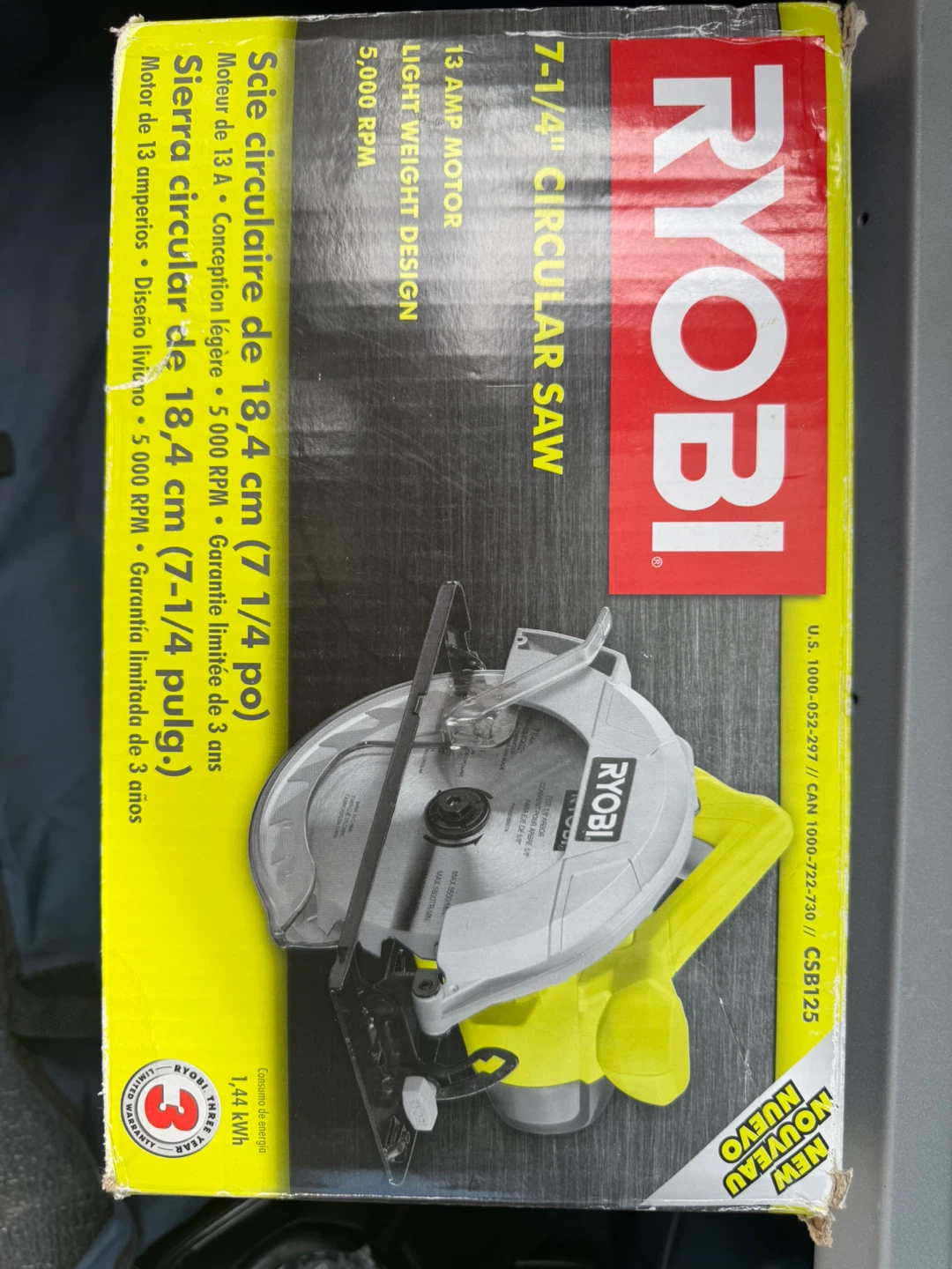 Ryobi 7-1/4" Circular Saw
