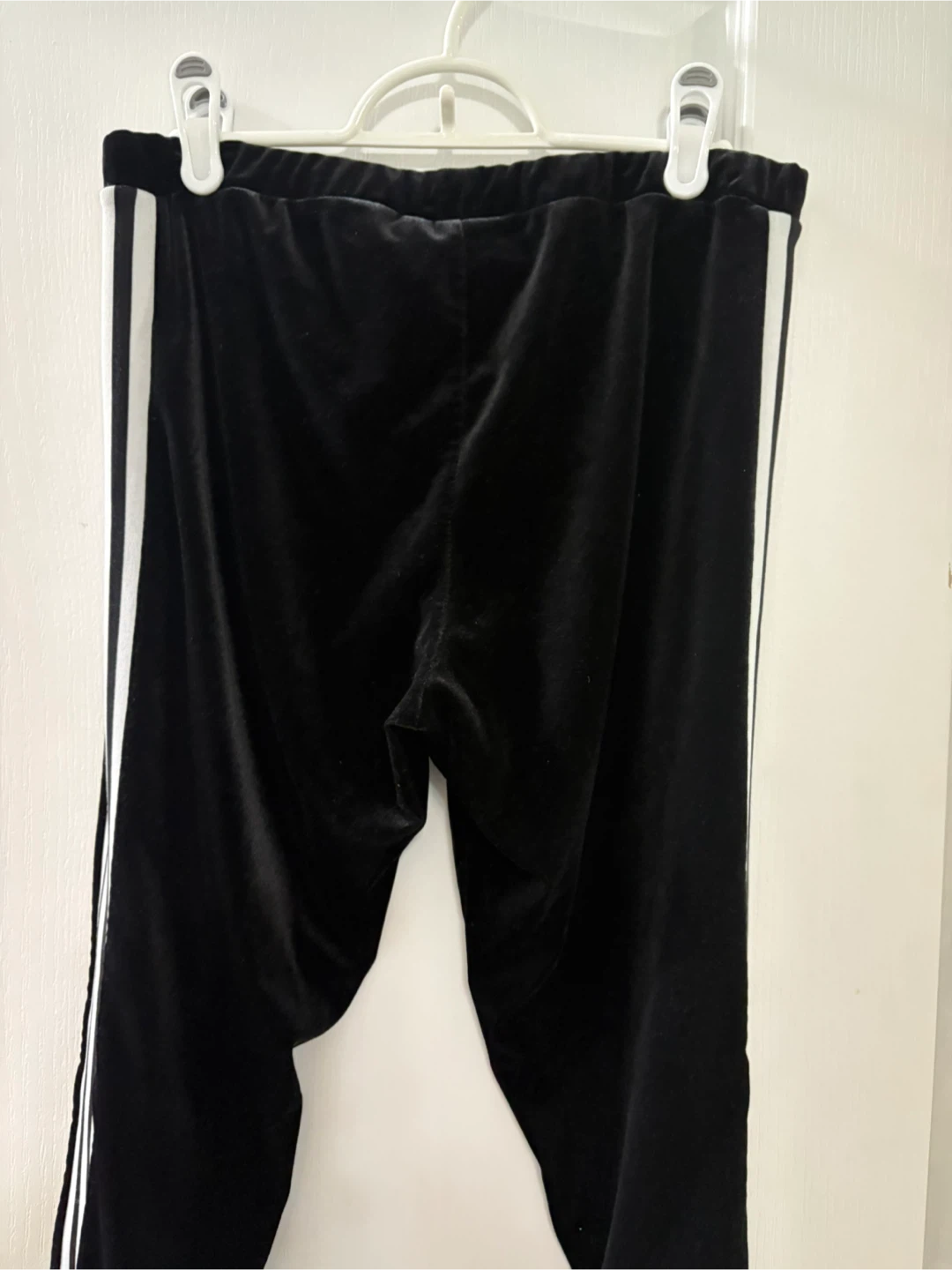 Adidas Black Velvet Track Pants - Women's L - photo 3