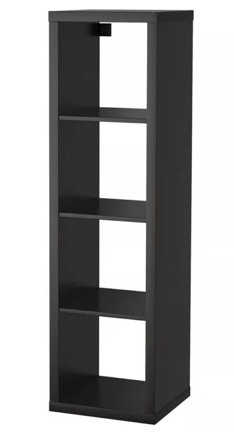 IKEA Kallax Shelf Unit - Black-Brown image indicator(2)
