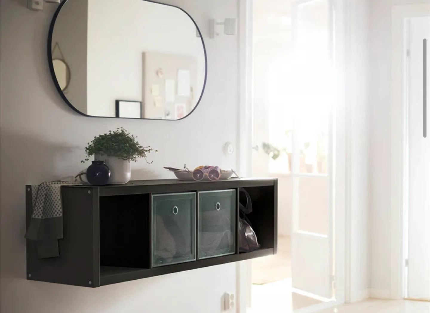 IKEA Kallax Shelf Unit - Black-Brown image indicator(3)