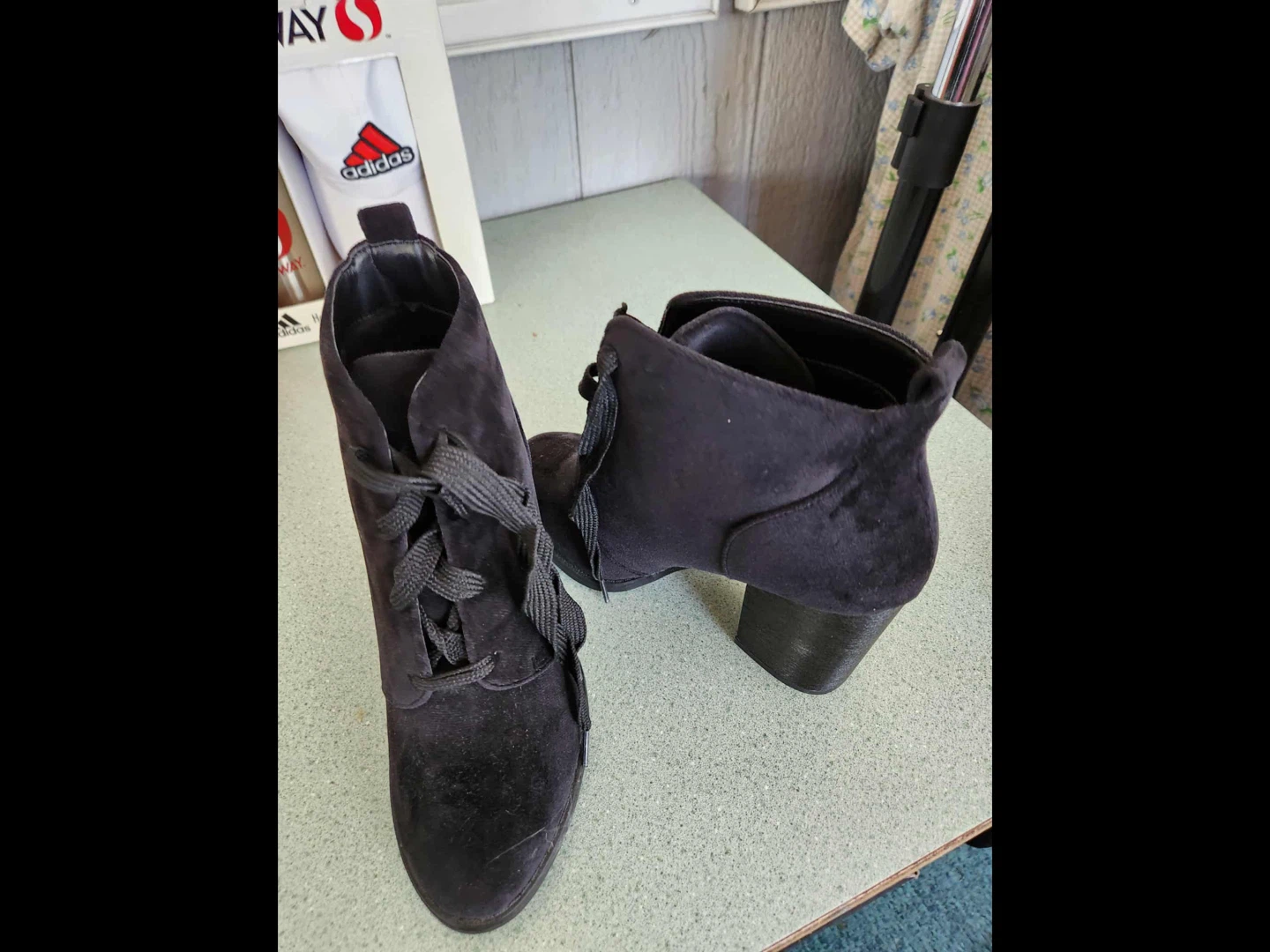Call It Spring Black Ankle Boots - Size 7 - photo 2