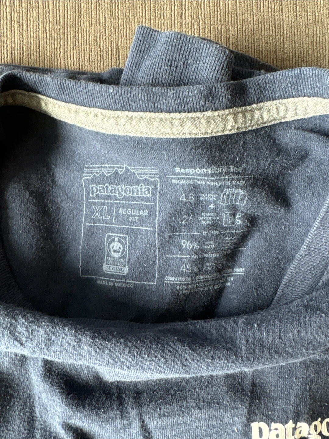Patagonia Responsibili-Tee XL - Blue - photo 2