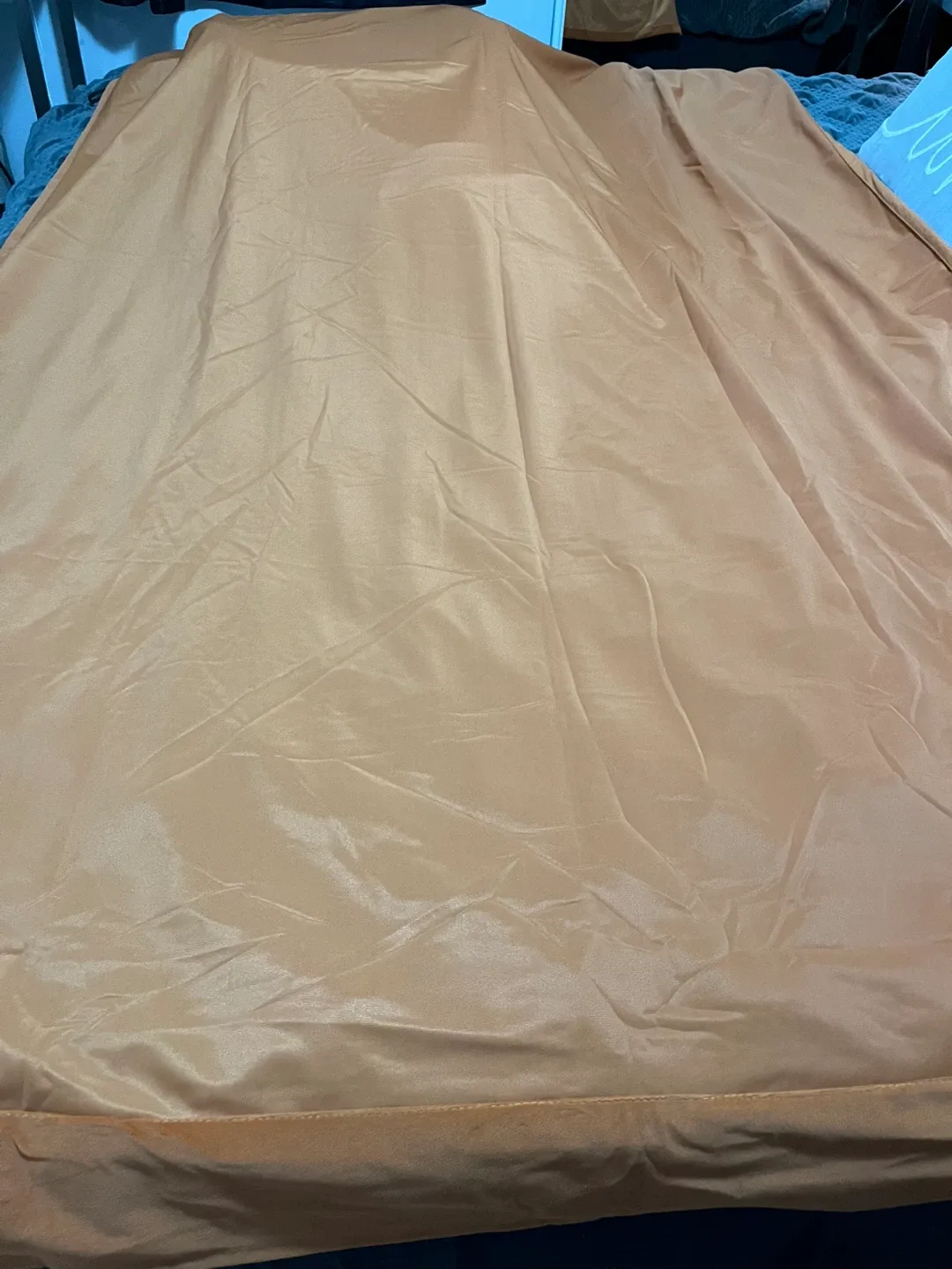 2 Orange Curtain Panel 52x84 inches light blocking panels image indicator(4)