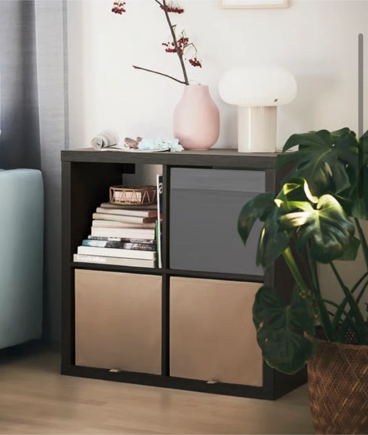 KALLAX Shelf unit, black-brown, image indicator(2)