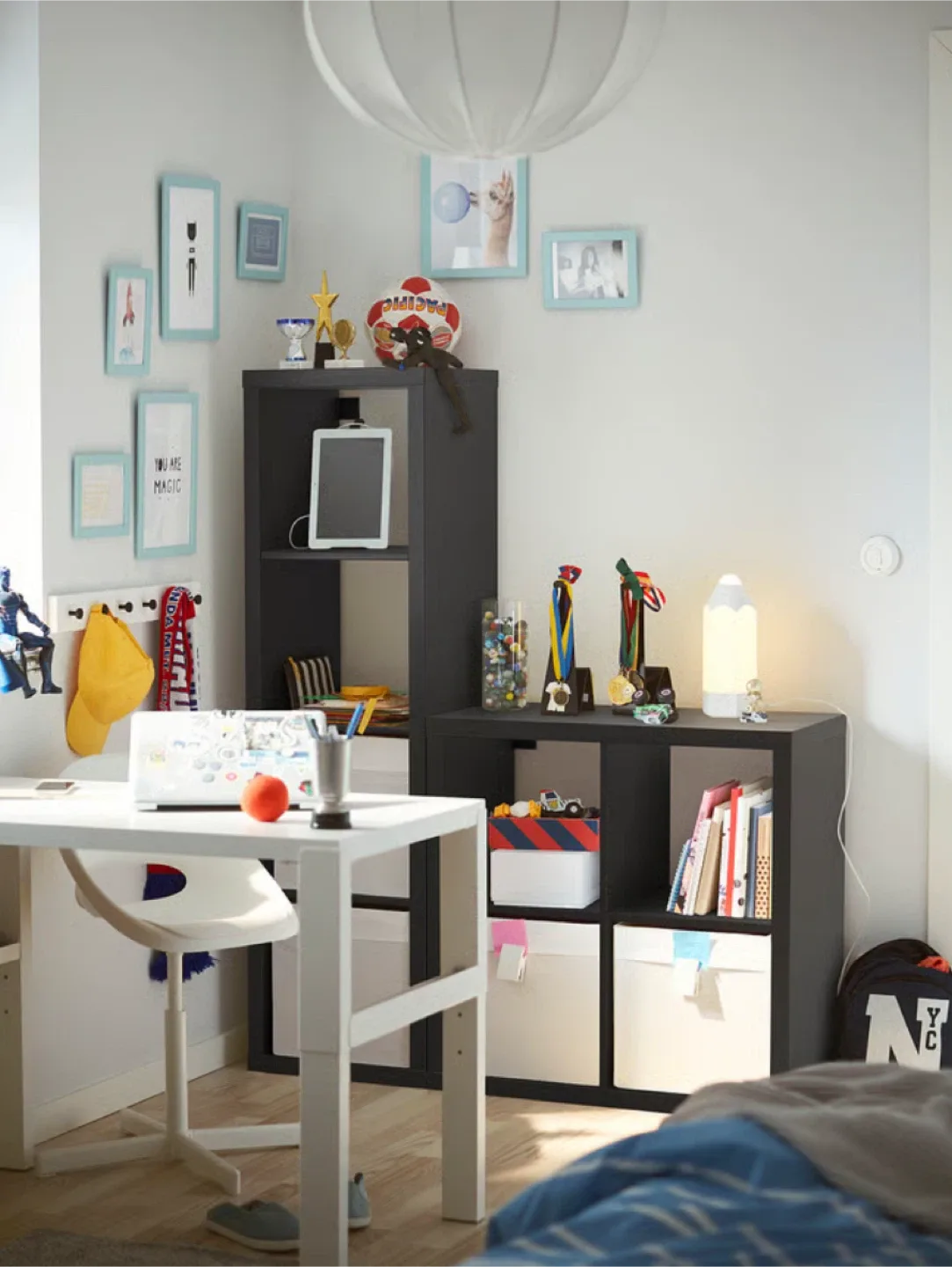 KALLAX Shelf unit, black-brown, image indicator(3)