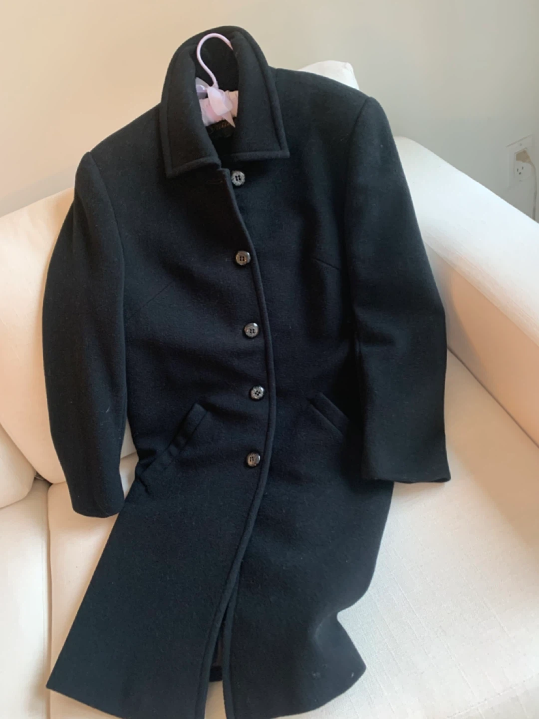 Wool/Cashmere Knee length Coat