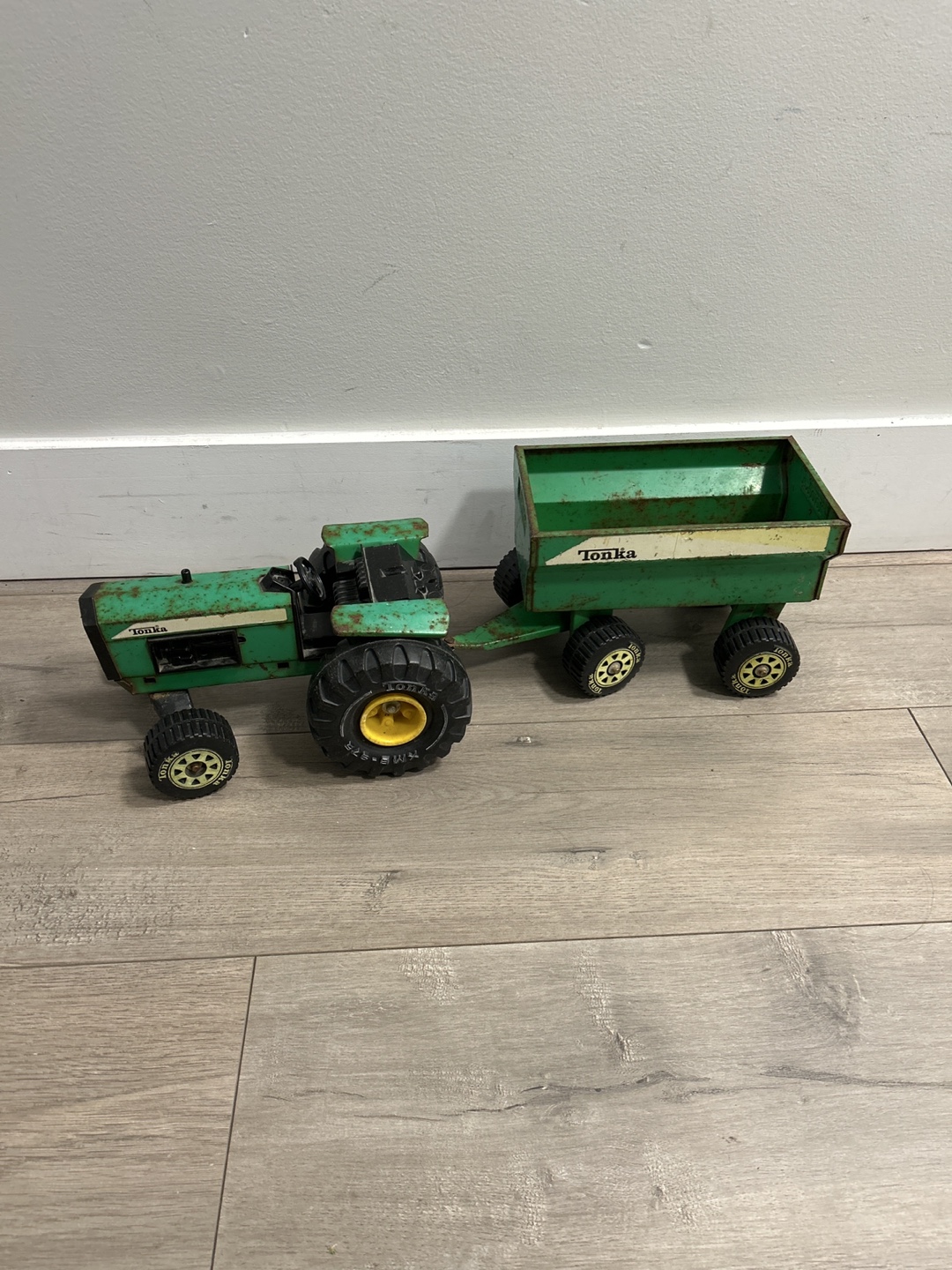 Vintage Tonka Tractor & Trailer Set