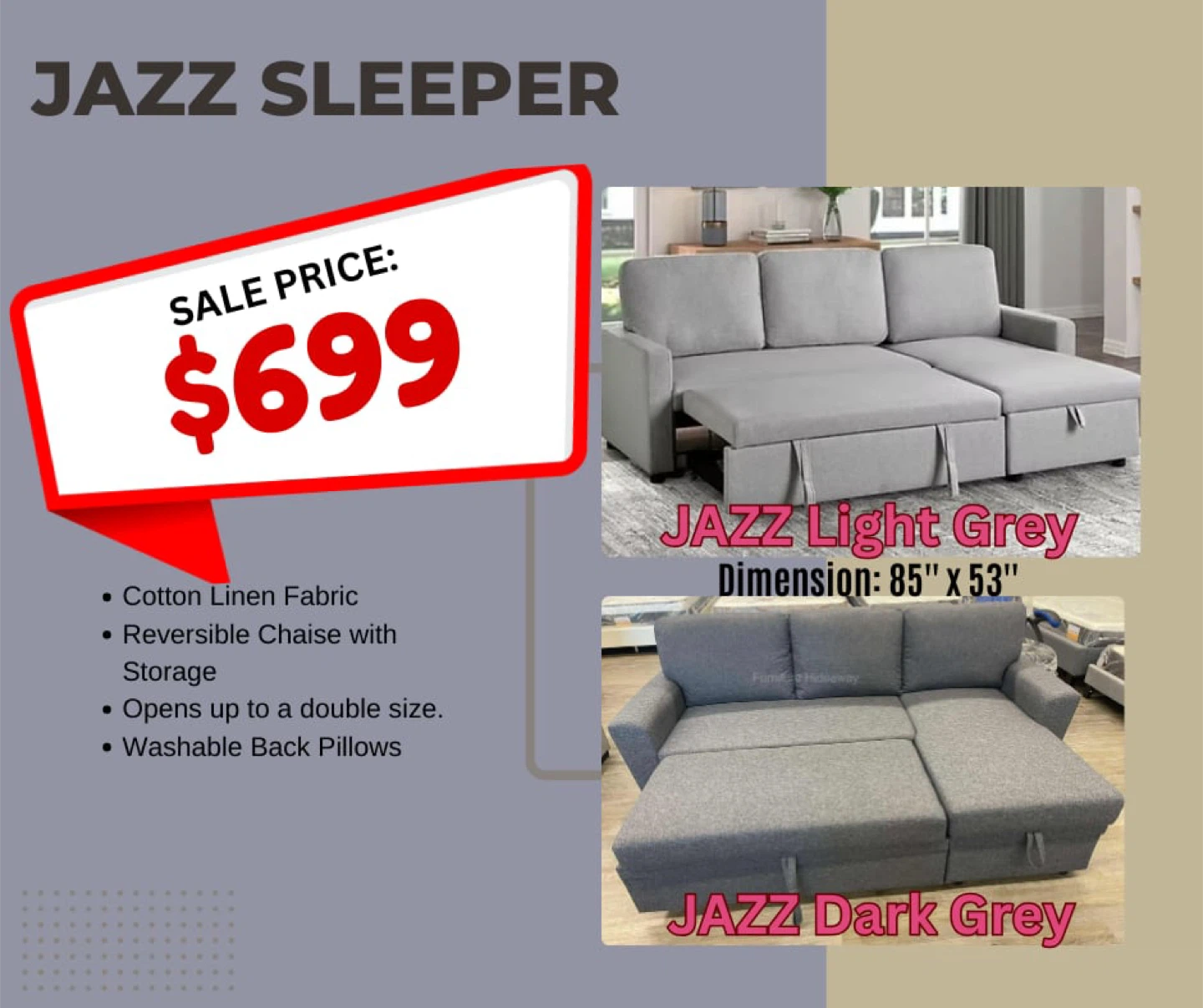 LAST CHANCE‼️ Limited-Time Offer Sleeper Sofas 🛋️ - photo 2