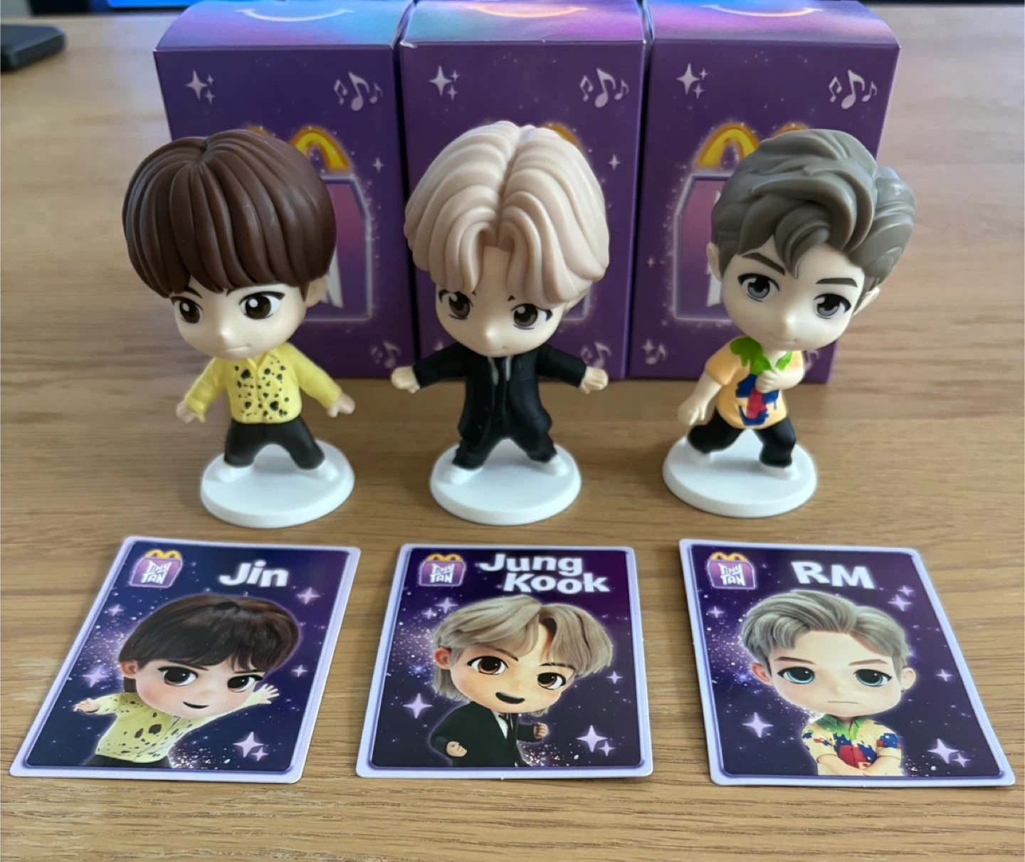 McDonald's BTS Meal TinyTAN Figures (Jin and RM)