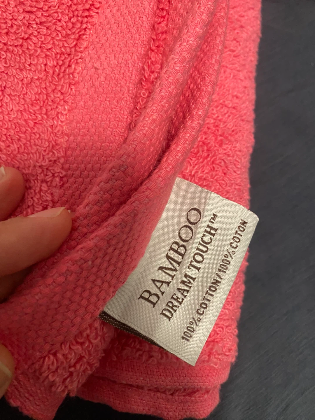 Bamboo Dream Touch Pink Cotton Towel - photo 2