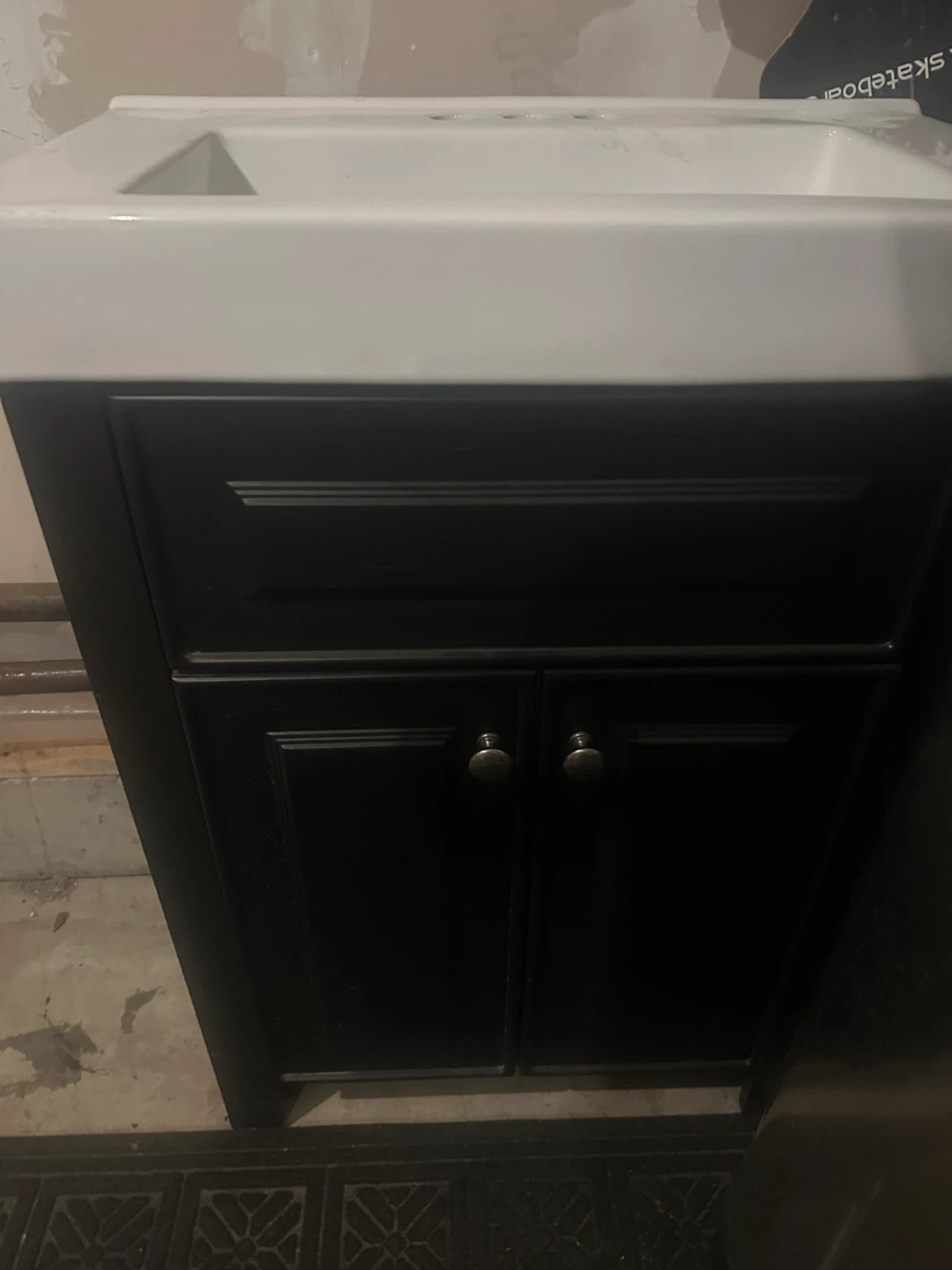Bathroom Vanity with Sink - Black - photo 2