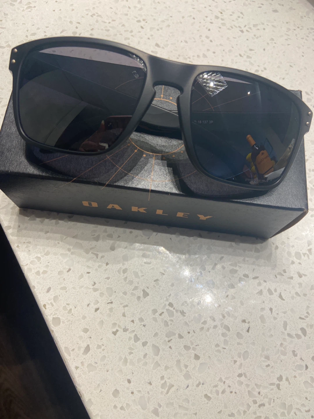 Oakley Holbrook XL Matte Black Prizm Polarized Sunglasses