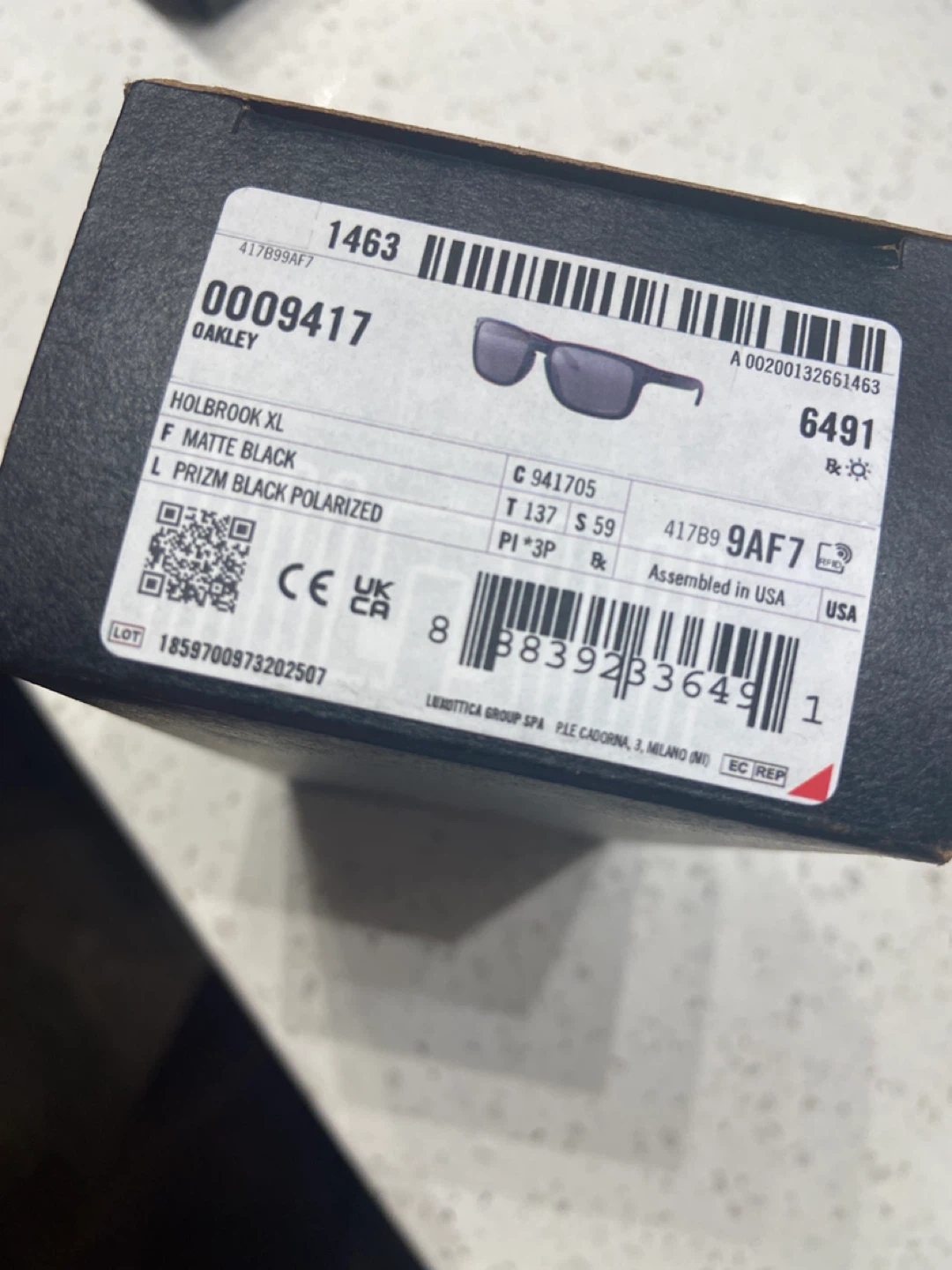 Oakley Holbrook XL Matte Black Prizm Polarized Sunglasses - photo 3