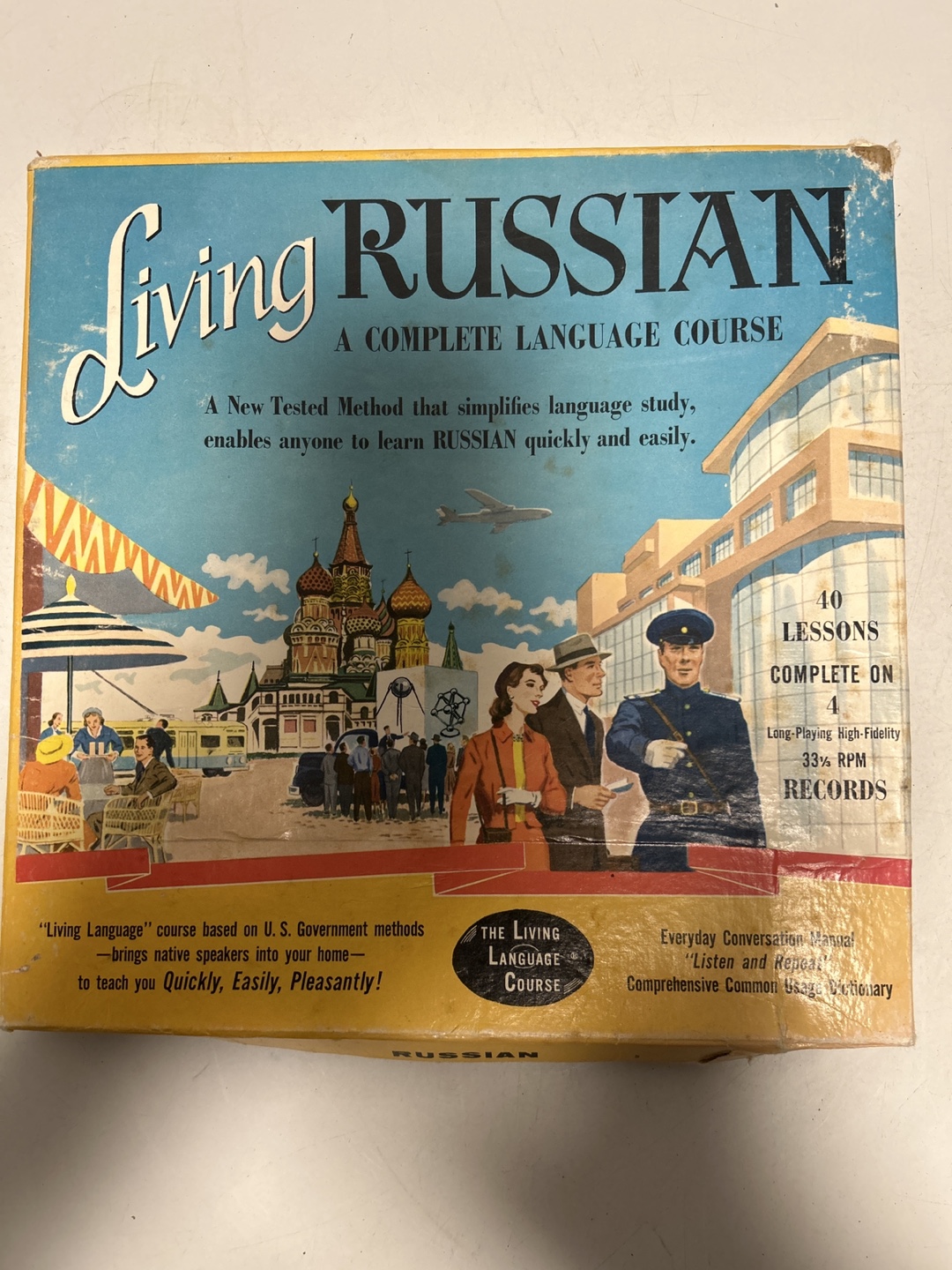 Living Language Russian Course - 40 Lessons on 4 Records