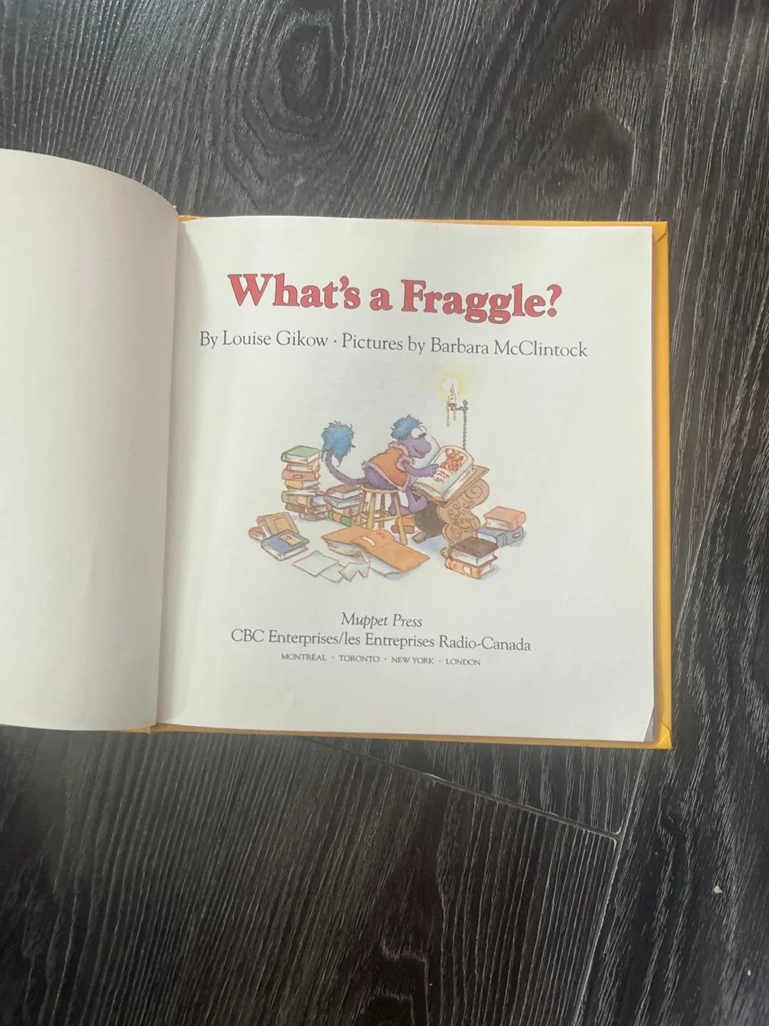 Hard cover book what is a Fraggle? image indicator(3)