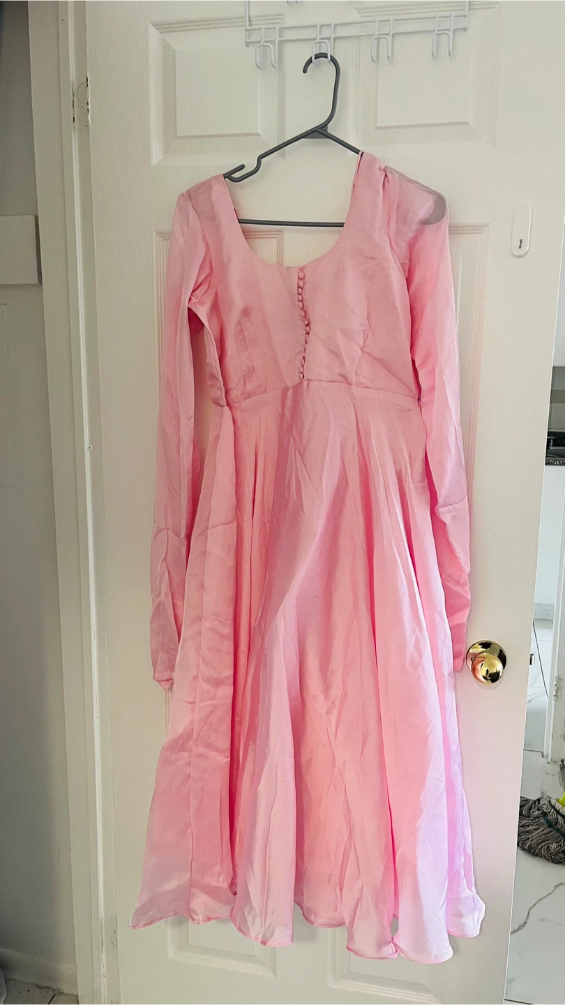 Pink Salwar Kameez Suit anarkali pattern - photo 2