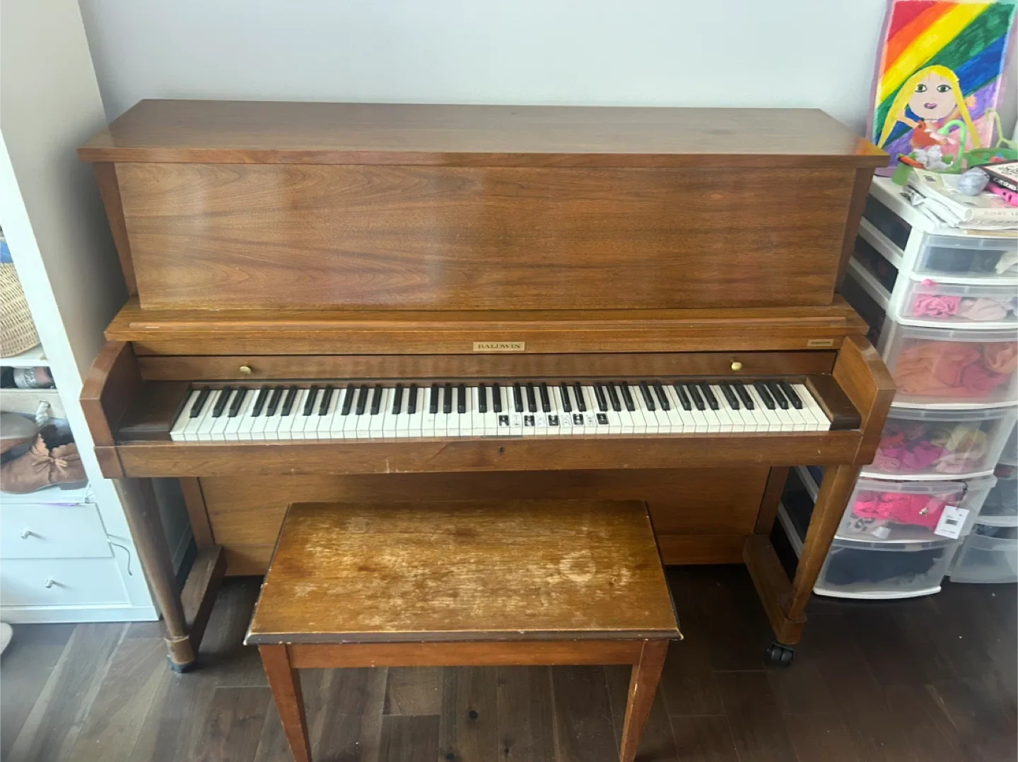 Baldwin Hamilton Upright Piano with Bench image indicator(3)