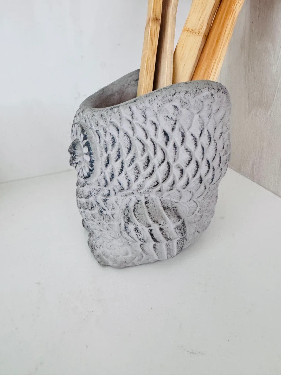 Owl Shaped Utensil Holder image indicator(3)