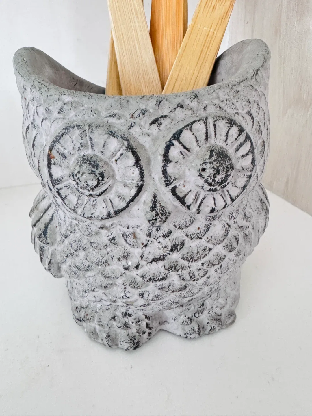 Owl Shaped Utensil Holder image indicator(2)