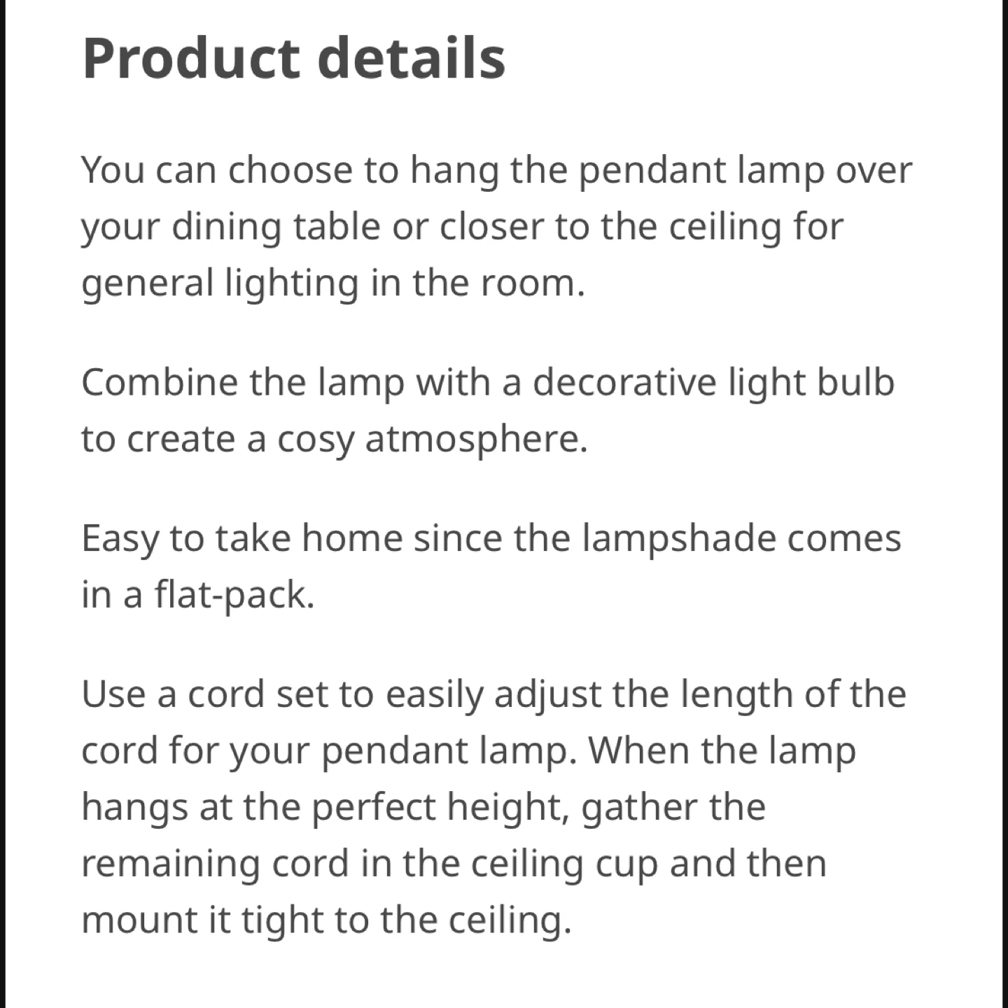 IKEA ÄLVSTARR / SUNNEBY Pendant Lamp - photo 4