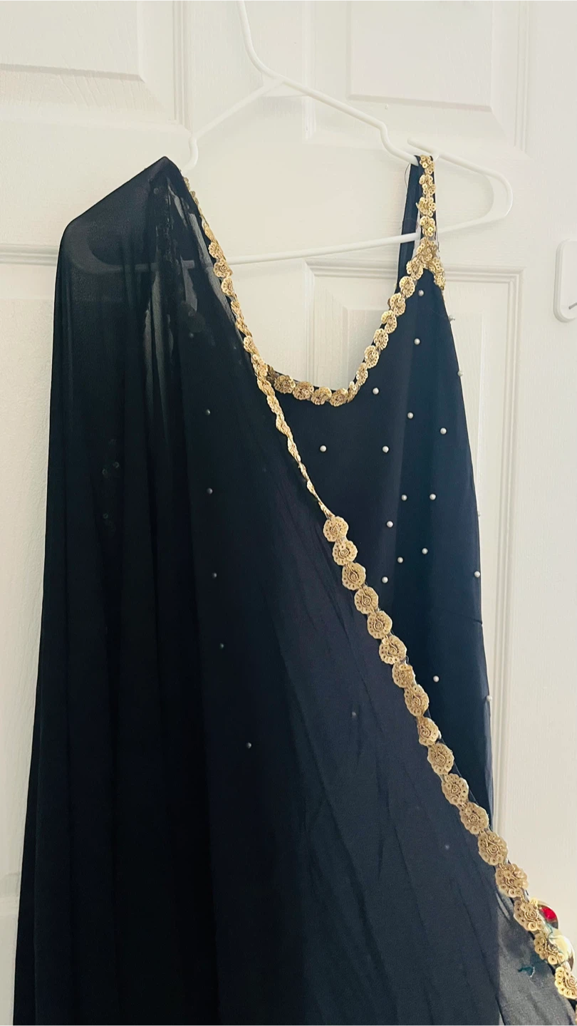 Black anarkali dress - photo 2