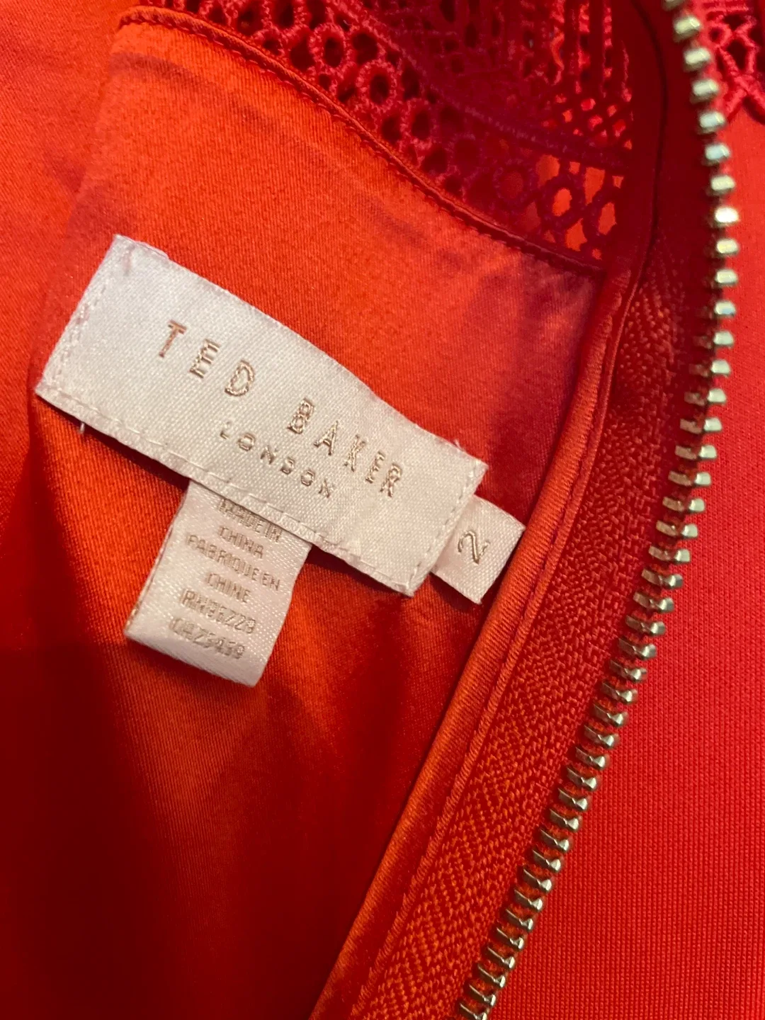 Ted Baker London Red Dress - Size 2 image indicator(3)