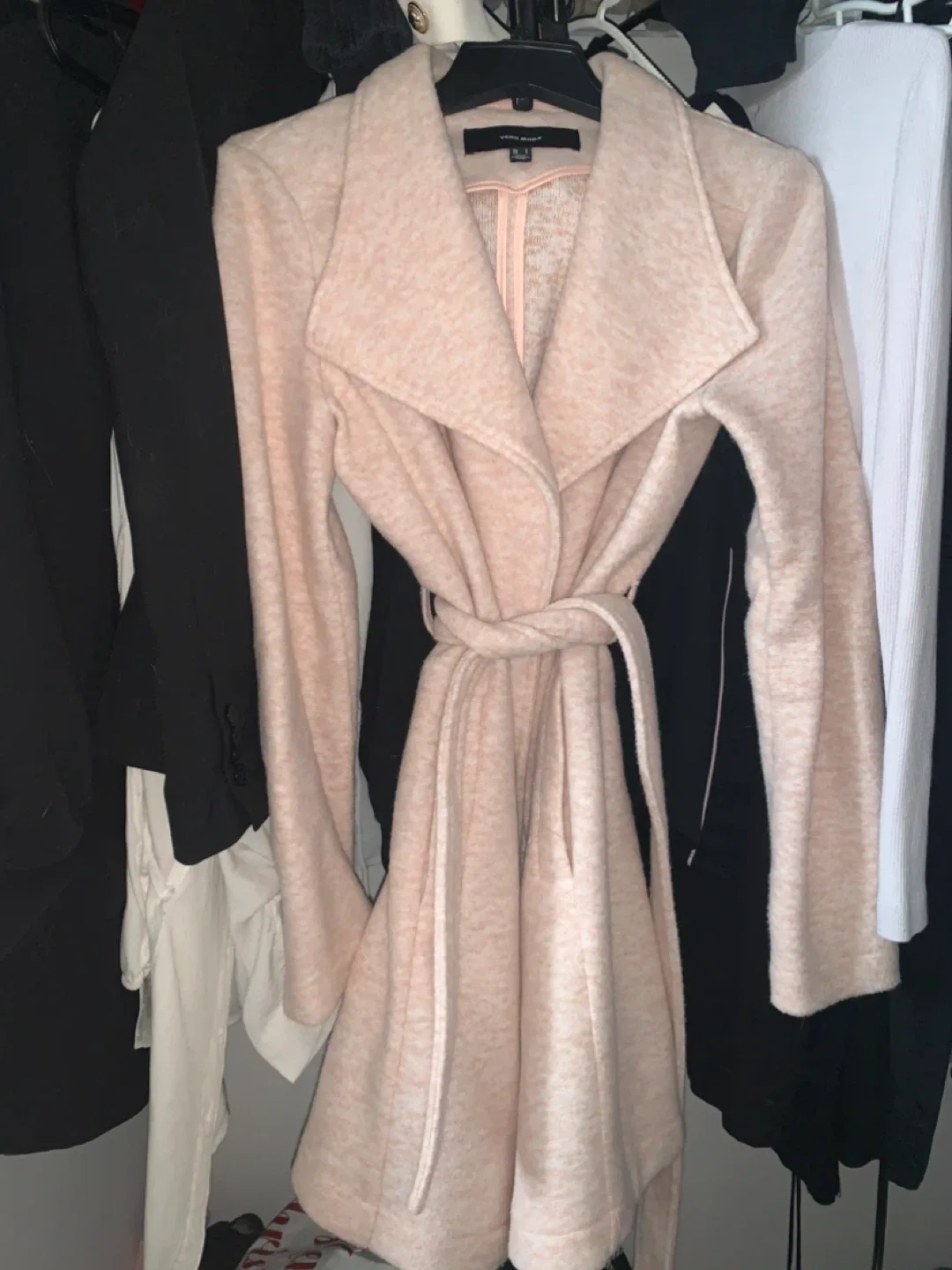 Vero Moda Pink Wool Coat image indicator(2)