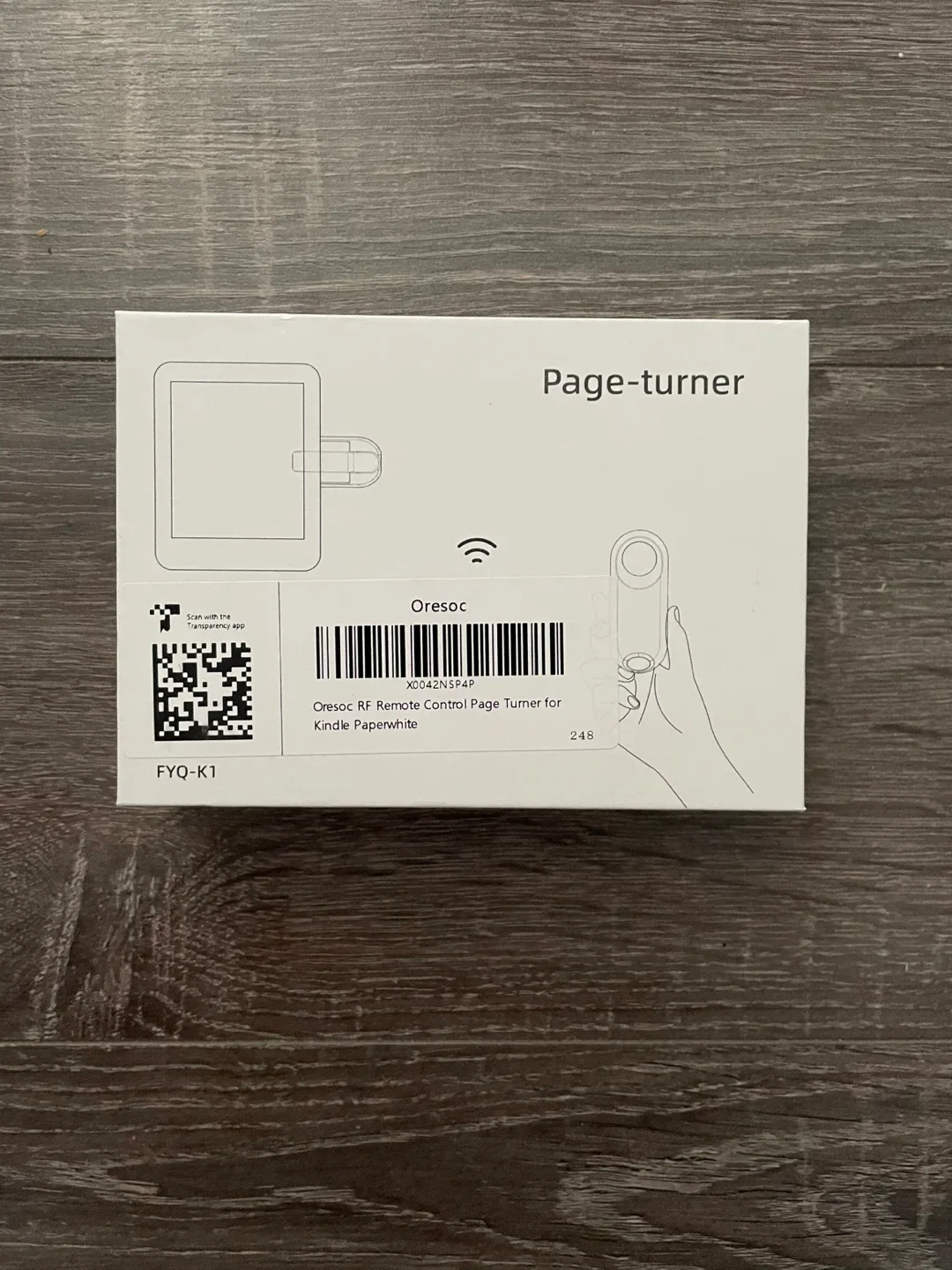 Oresoc RF Remote Control Page Turner - Kindle Paperwhite image indicator(2)