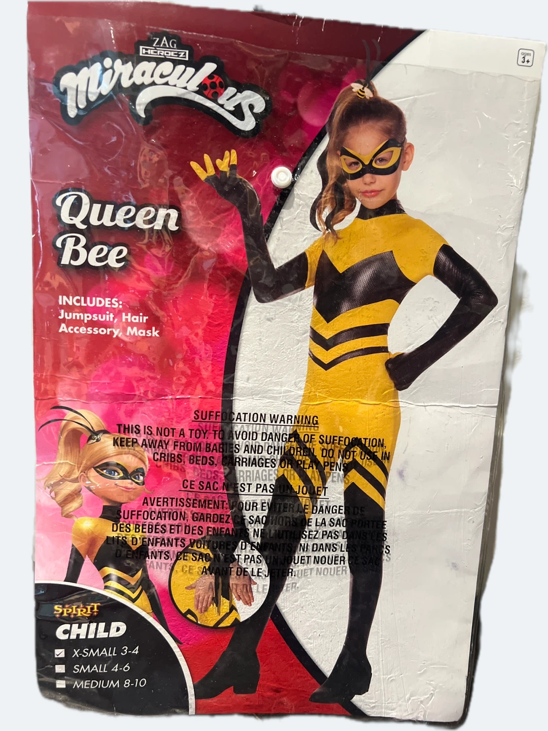 Miraculous Queen Bee Child Costume (Size Small)